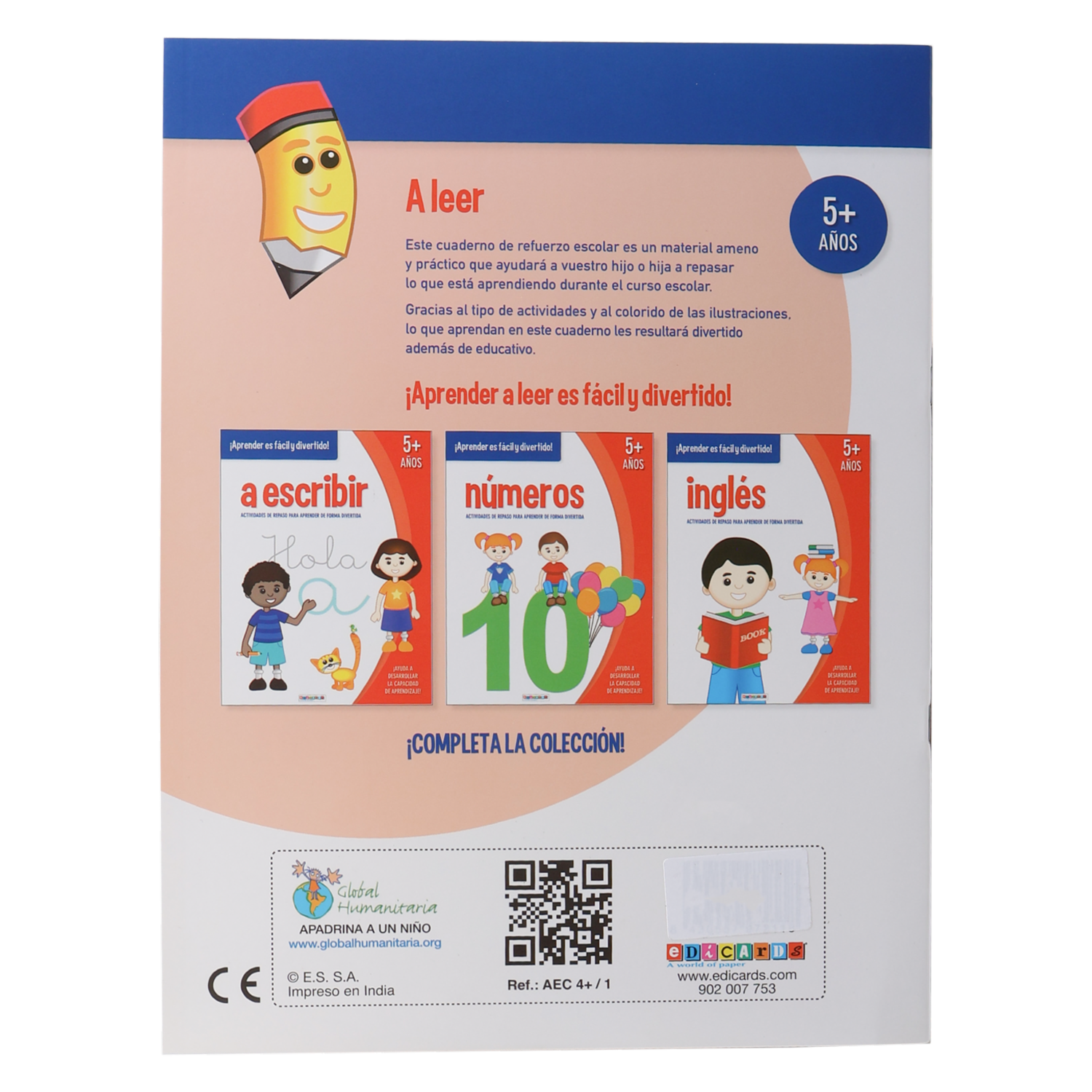 Libro A Leer Para 5 Años Actividades De Repaso EDICARDS 15 Páginas