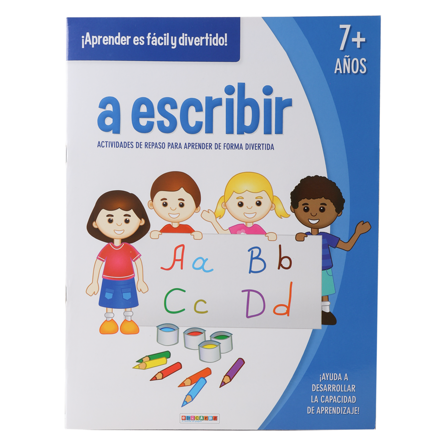 Libro A Escribir 7 Años Actividades De Repaso EDICARDS 15 Páginas