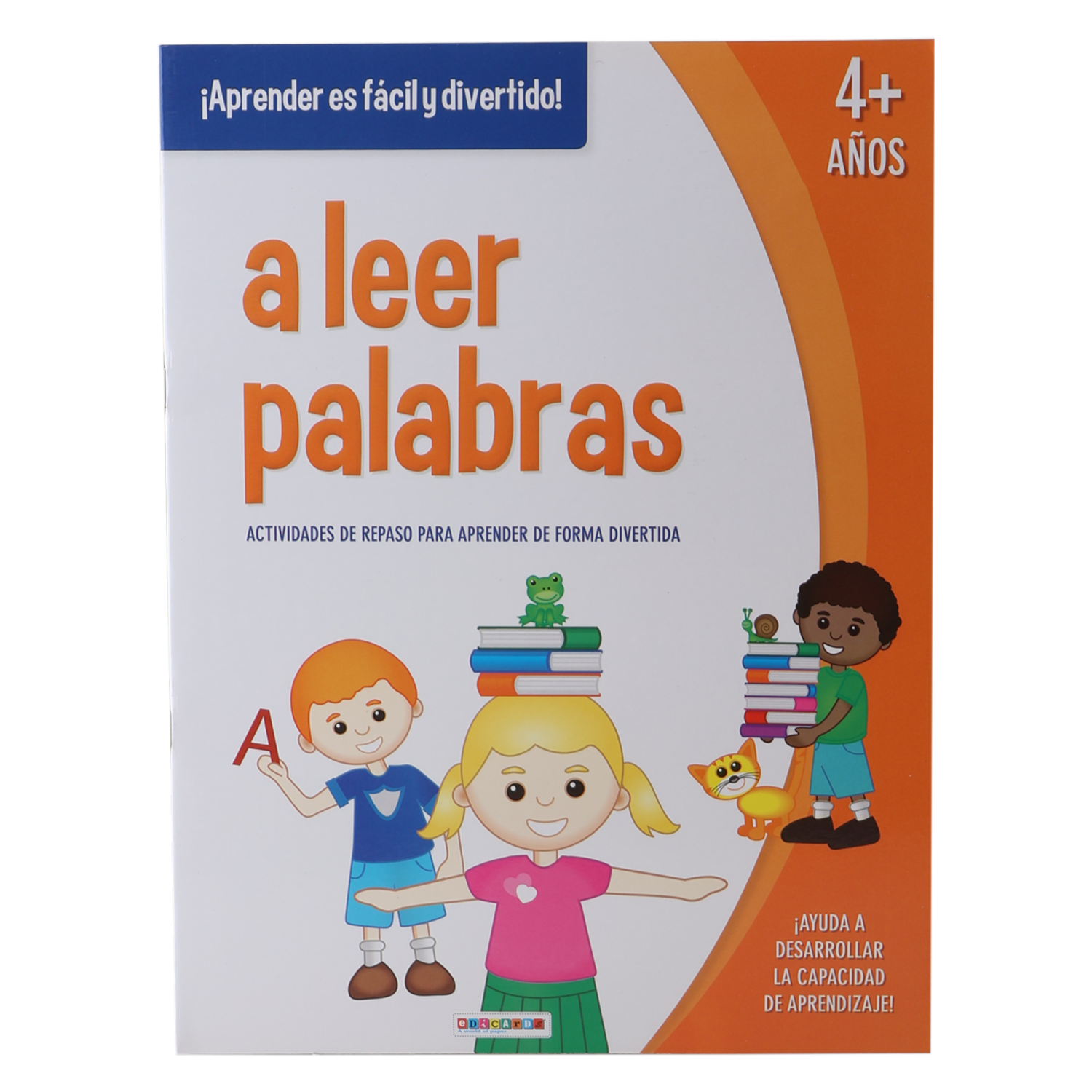 Libro A Leer Palábras 4 Años Actividades De Repaso EDICARDS 17 Páginas