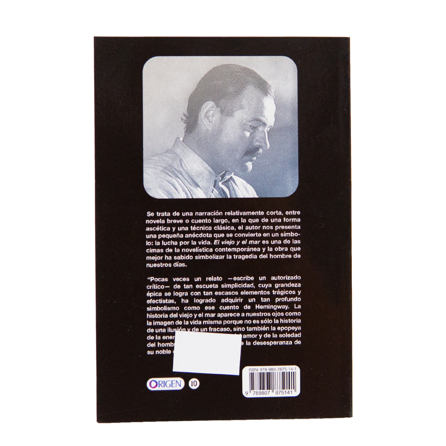 Libro El Viejo Y El Mar UNILIBRO 125 Páginas