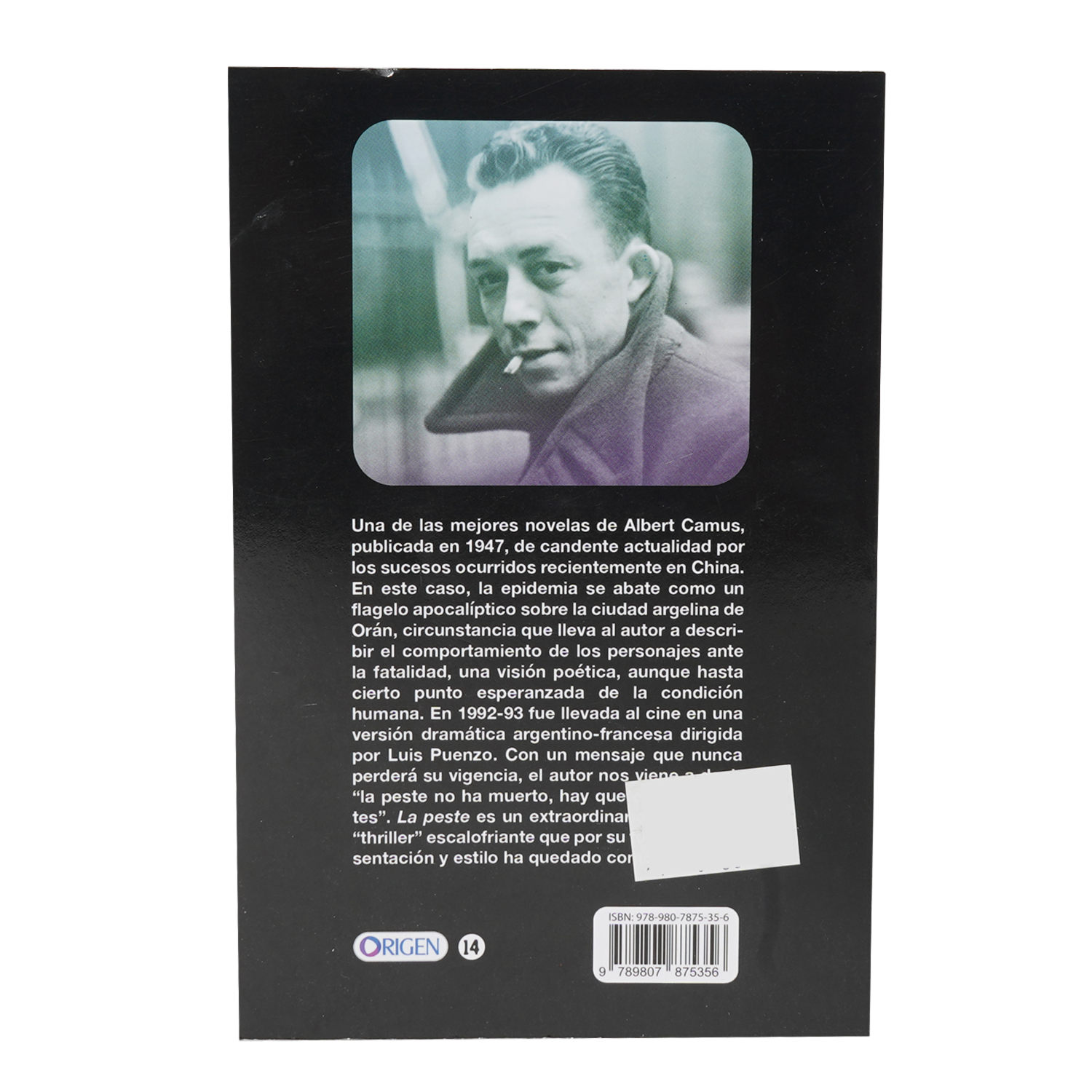 Libro La Peste UNILIBRO 157 Páginas