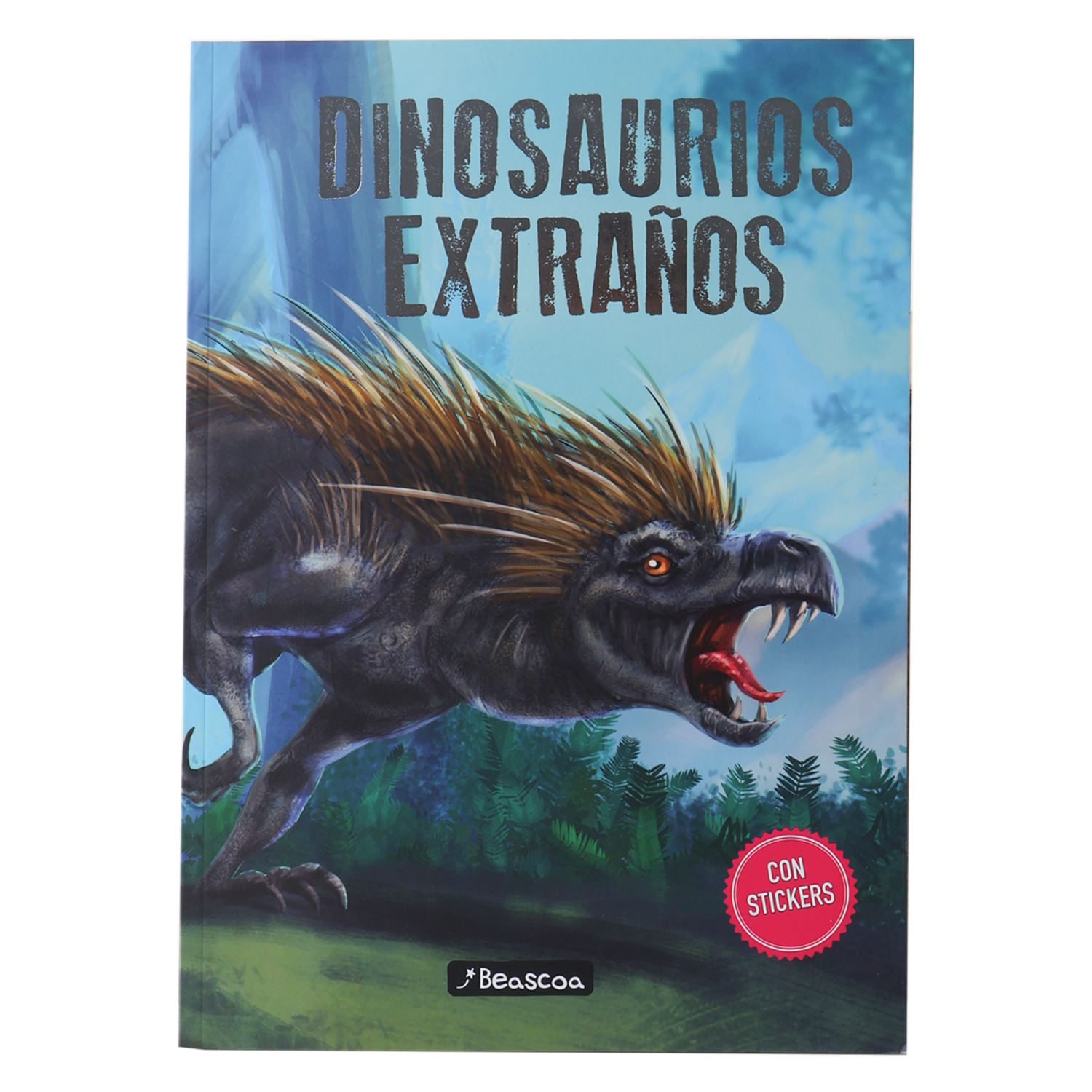 Libro Dinosaurios Extraños Con Stickers BEASCOA 31 Páginas