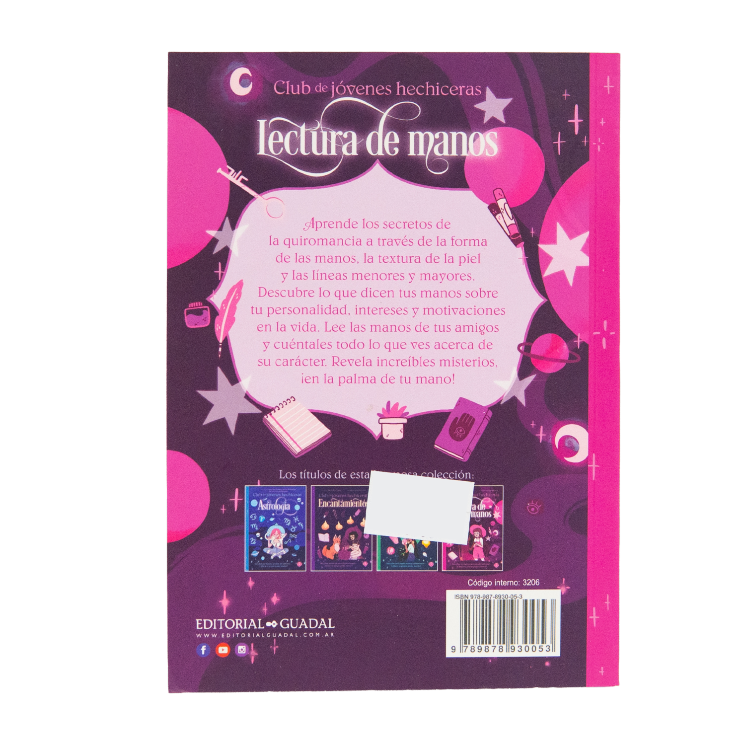 Libro Club De Jóvenes Hechiceras – Lectura De Manos GUADAL 157 Páginas