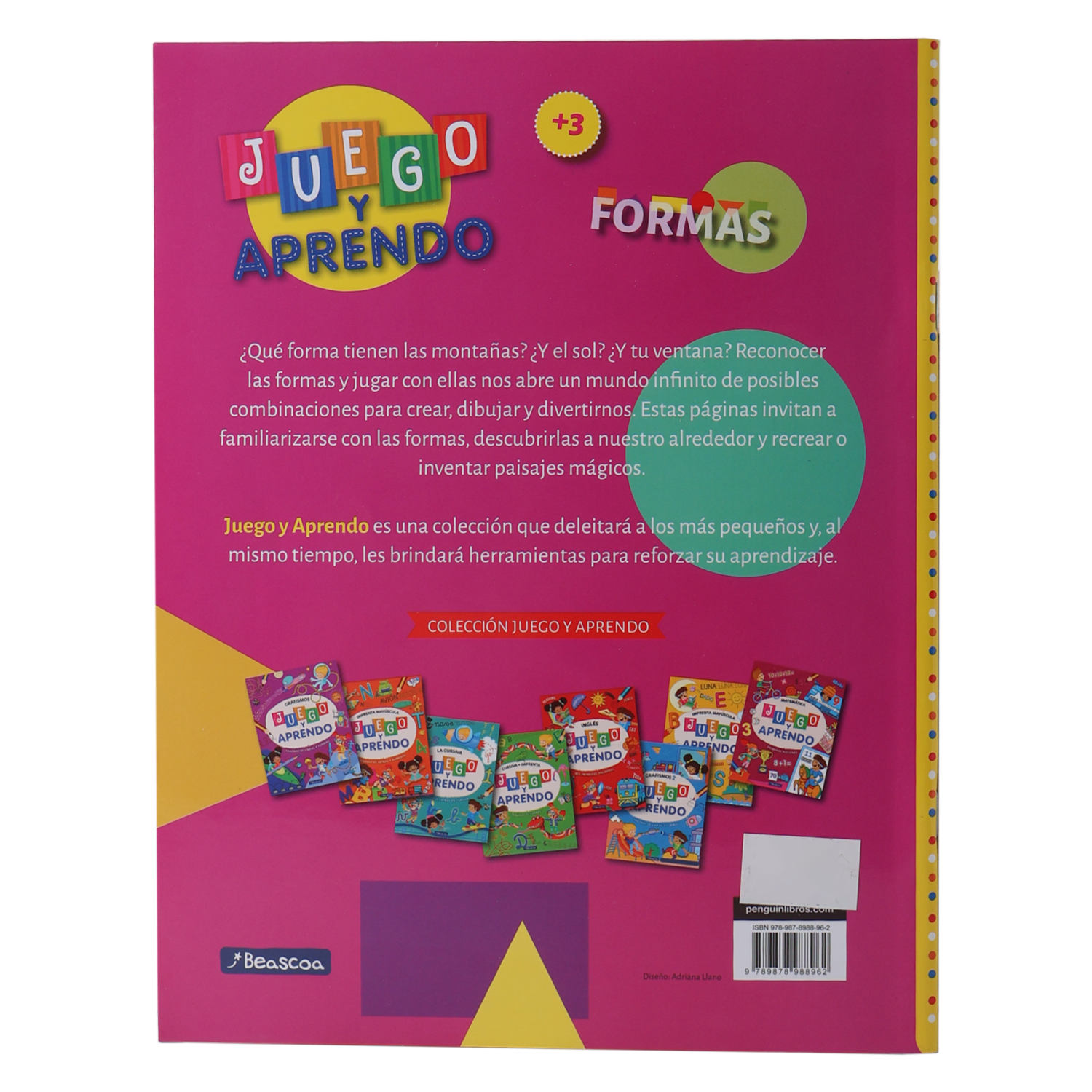 Libro Juego Y Aprendo Formas BEASCOA 64 Páginas