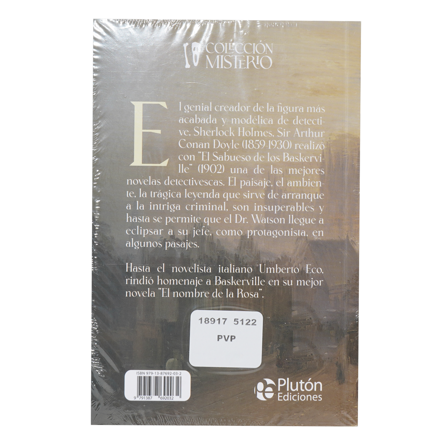 Libro El Sabueso De Los Baskerville PLUTÓN 256 Páginas