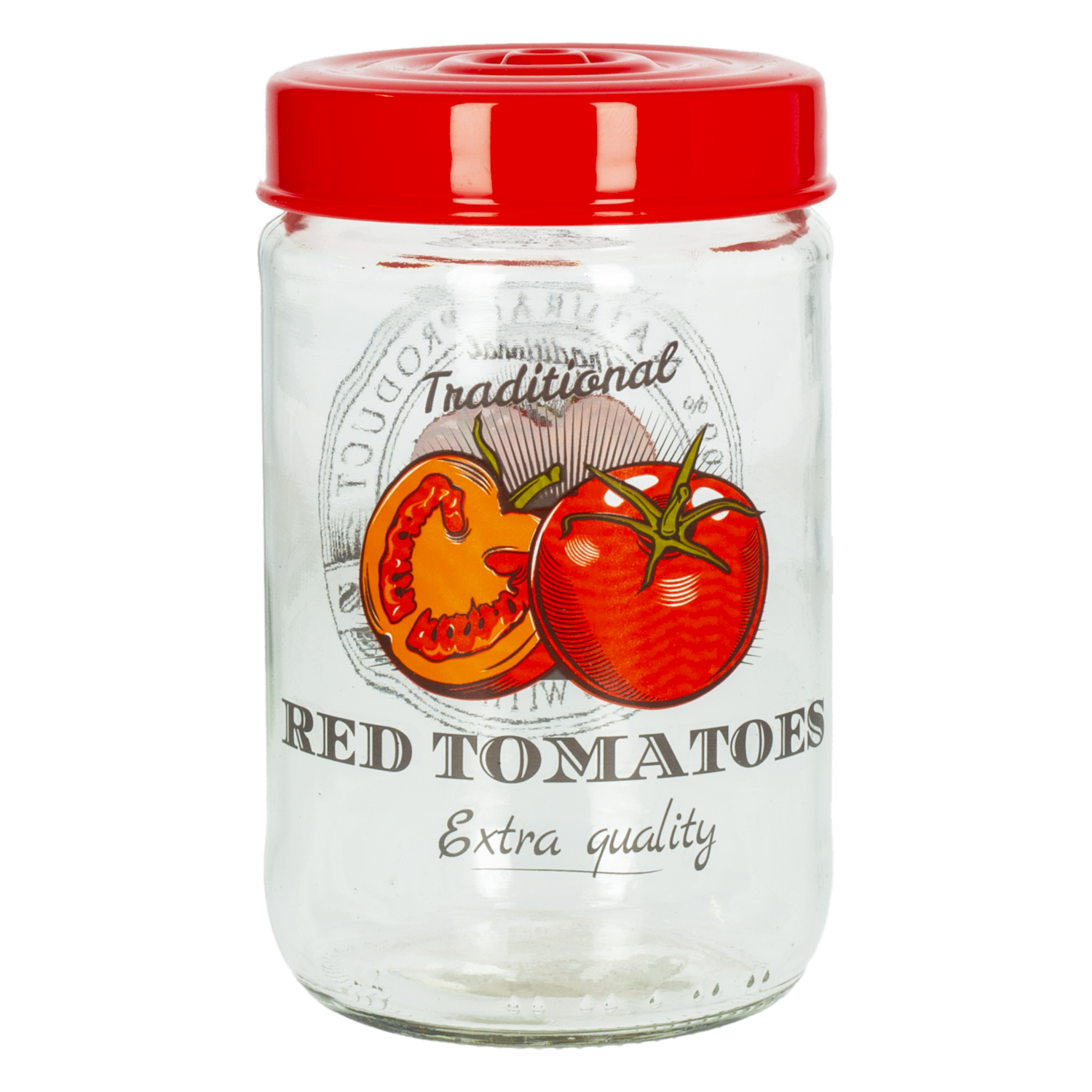 Frasco Tapa Roja Tomates Cherry Pequeño HEREVIN