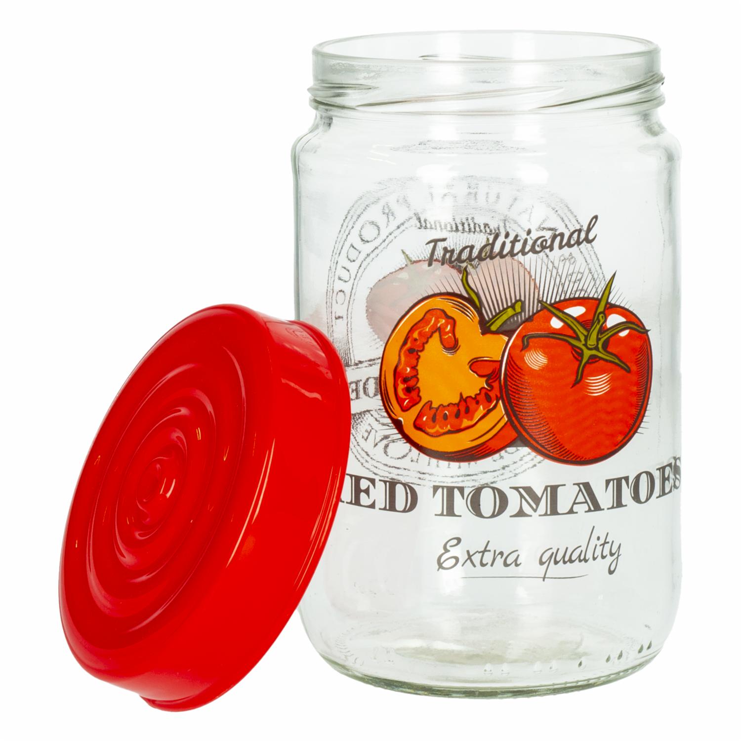 Frasco Tapa Roja Tomates Cherry Pequeño HEREVIN