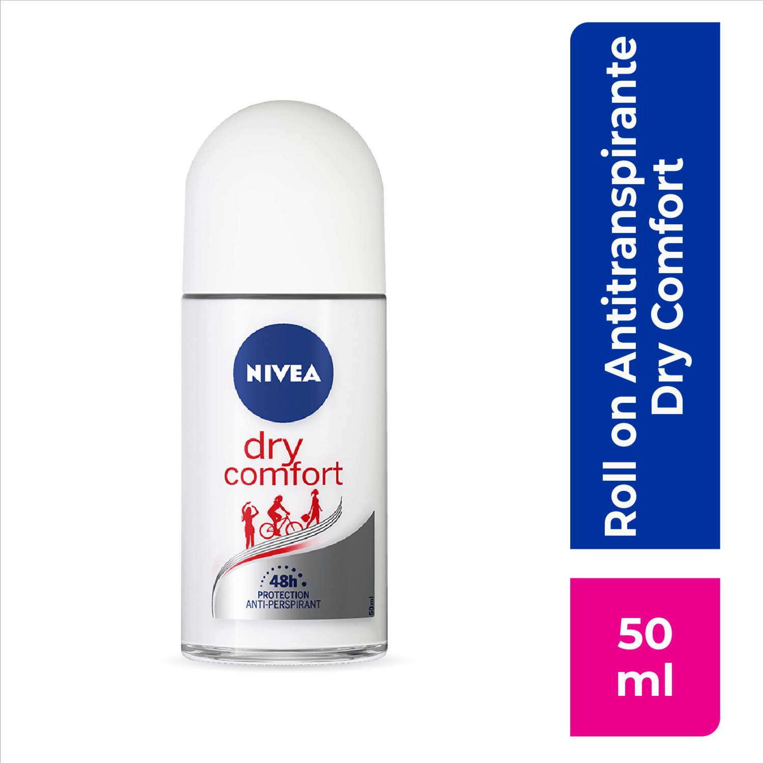 Desodorante En Roll On Para Dama Dry Comfort NIVEA 50 Ml