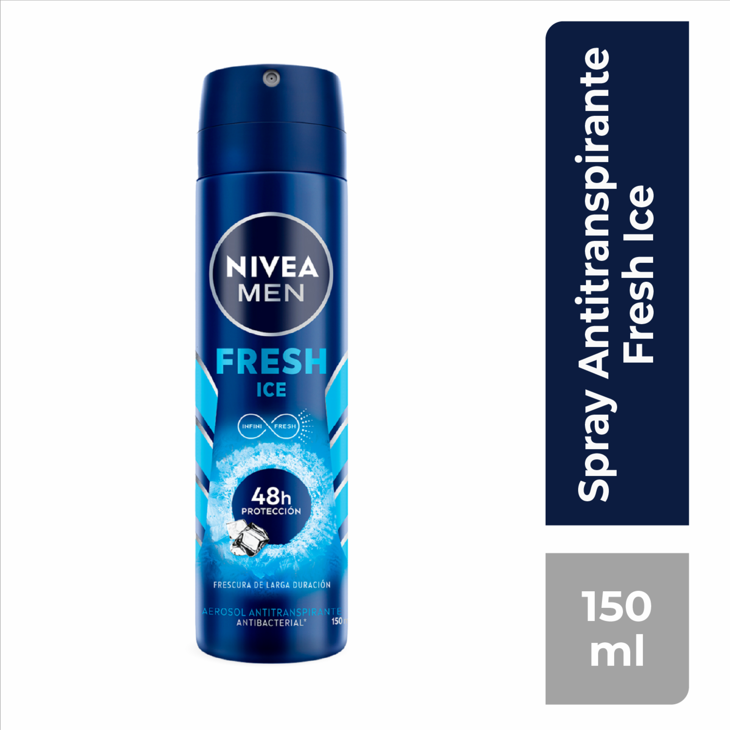 Desodorante En Aerosol Para Caballero Fresh Ice NIVEA MEN 150 Ml