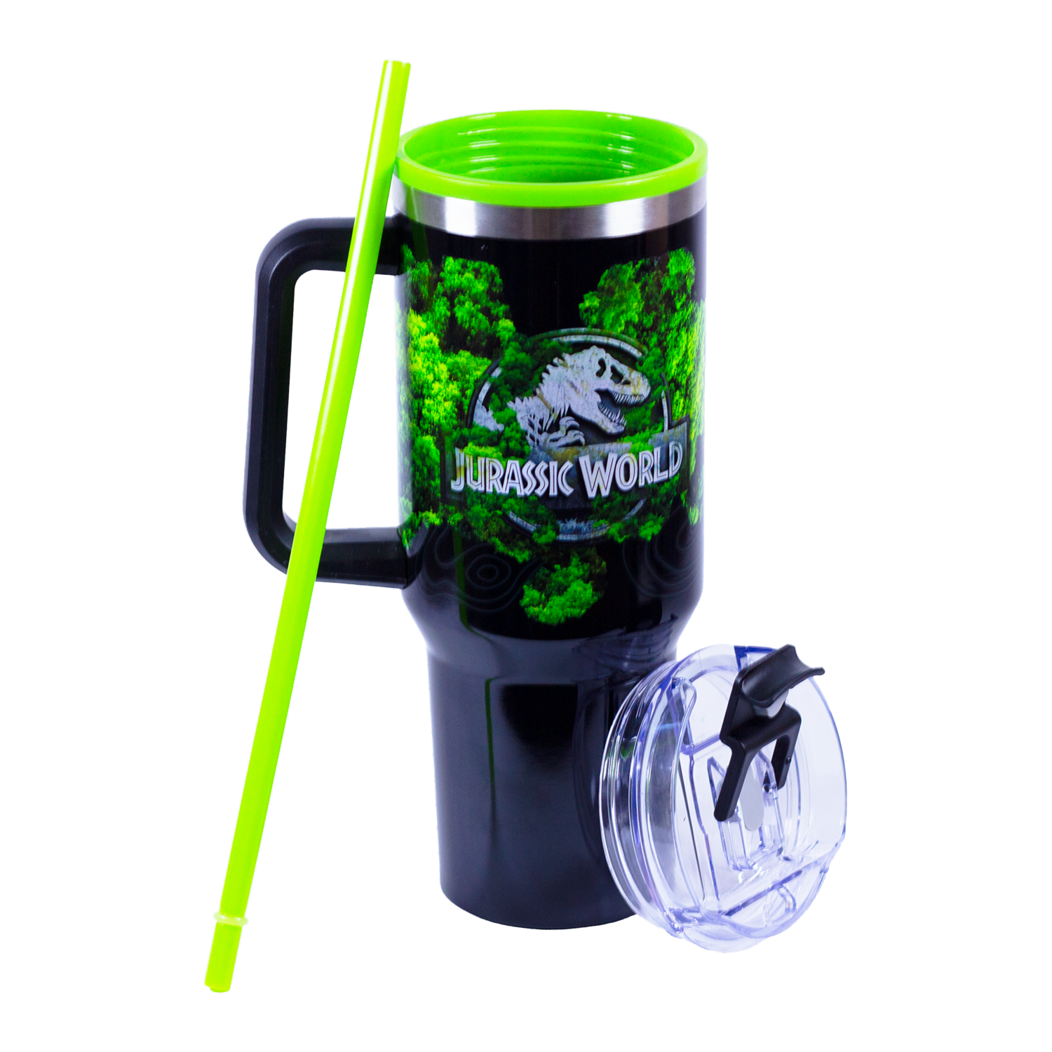 Termo De Acero Inoxidable Doble Pared Diseño Jurassic World FUN KIDS 1.2 Litros