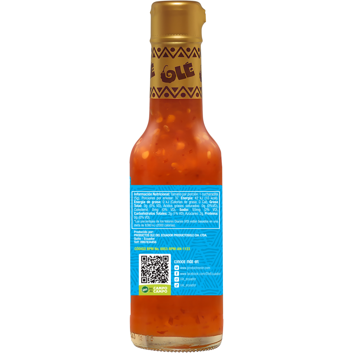 Ají Hot Fruity Maracuyá OLÉ 185 G