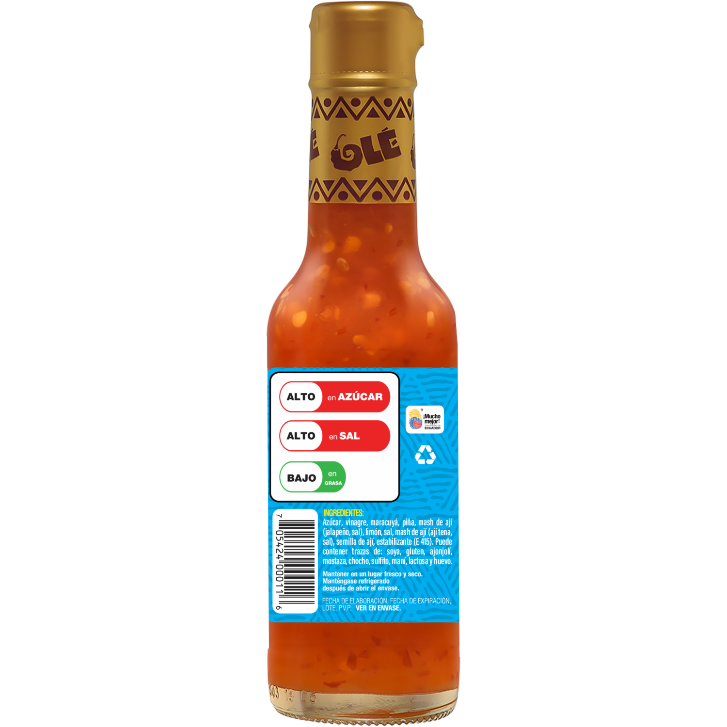 Ají Hot Fruity Maracuyá OLÉ 185 G