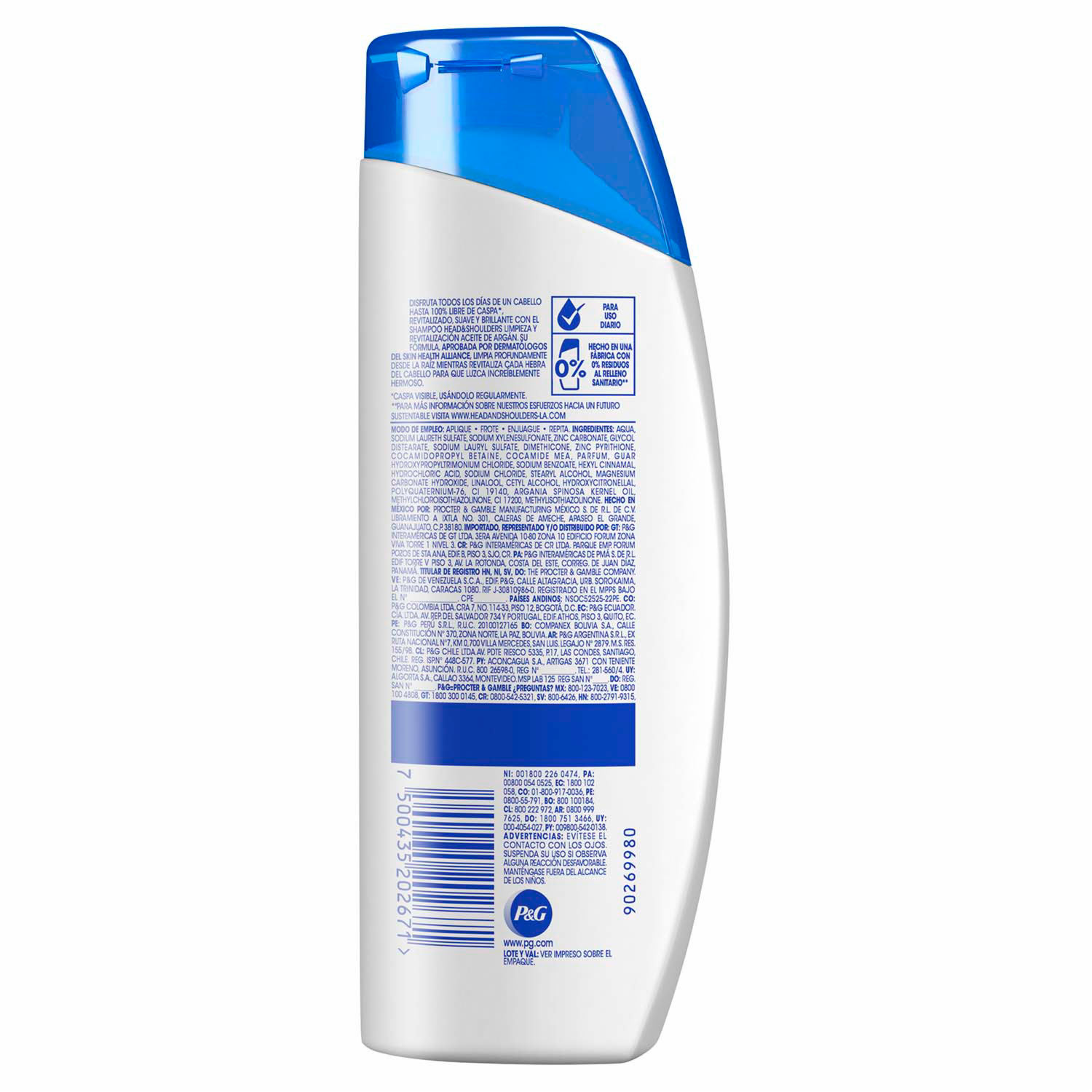 Shampoo De Cabello Argán HEAD & SHOULDERS 180 Ml