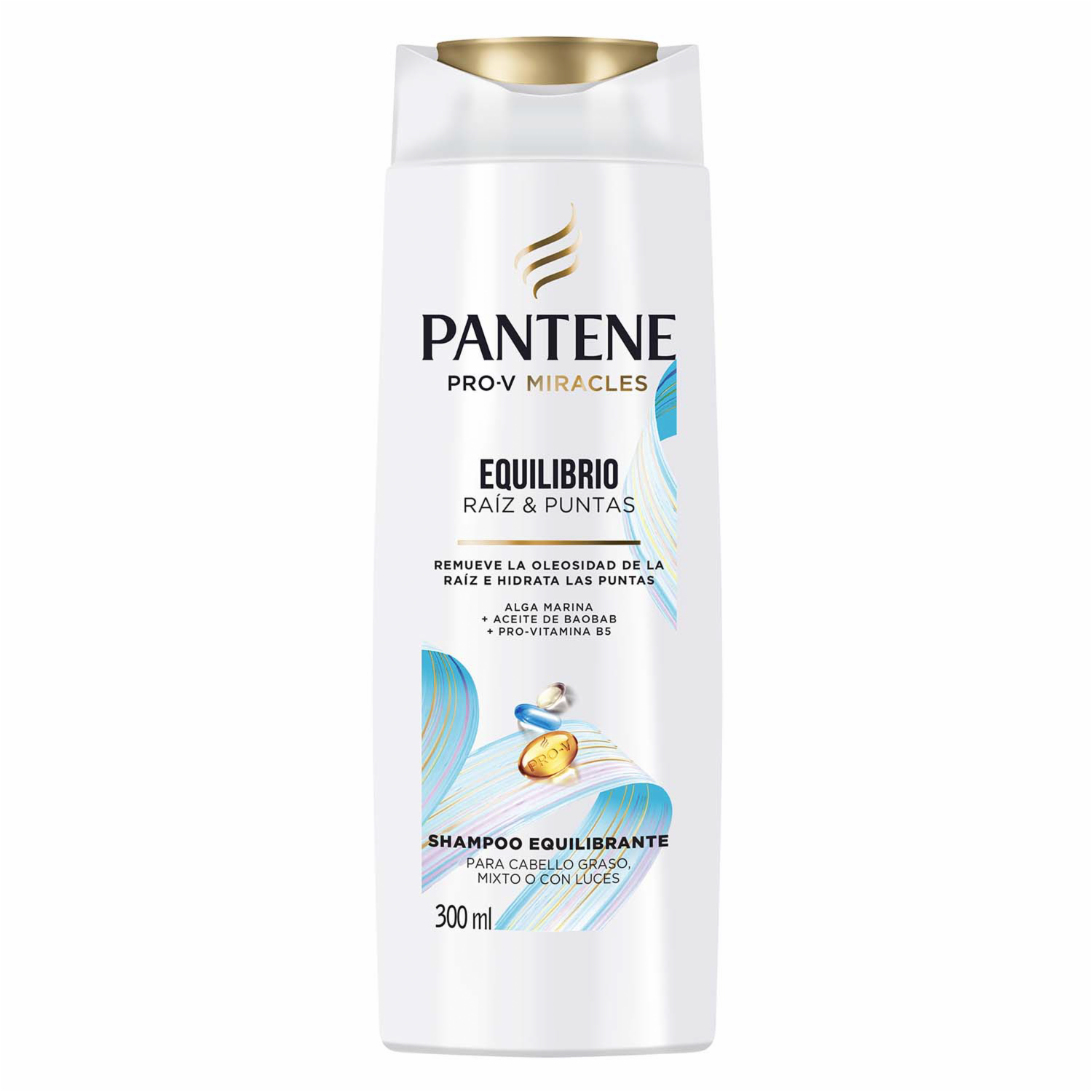 Shampoo De Cabello Equilibrio Raíz y Puntas Pro-V Miracles PANTENE 300 Ml