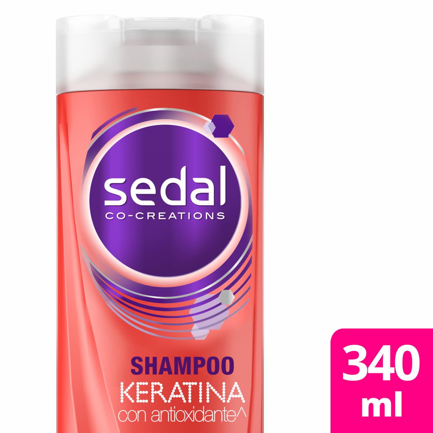 Shampoo De Cabello Keratina Con Antioxidantes SEDAL 340 Ml