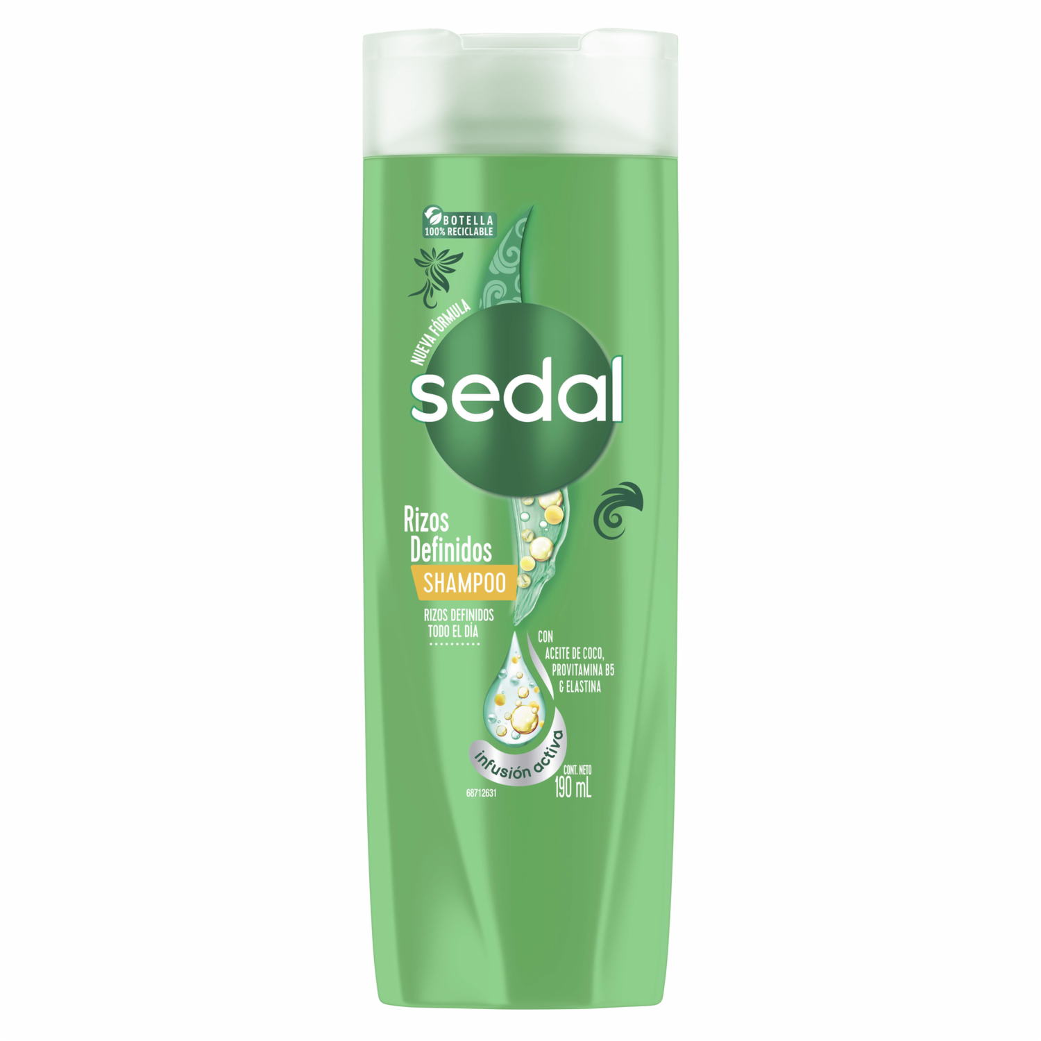 Shampoo De Cabello Rizos Definidos SEDAL 190 Ml