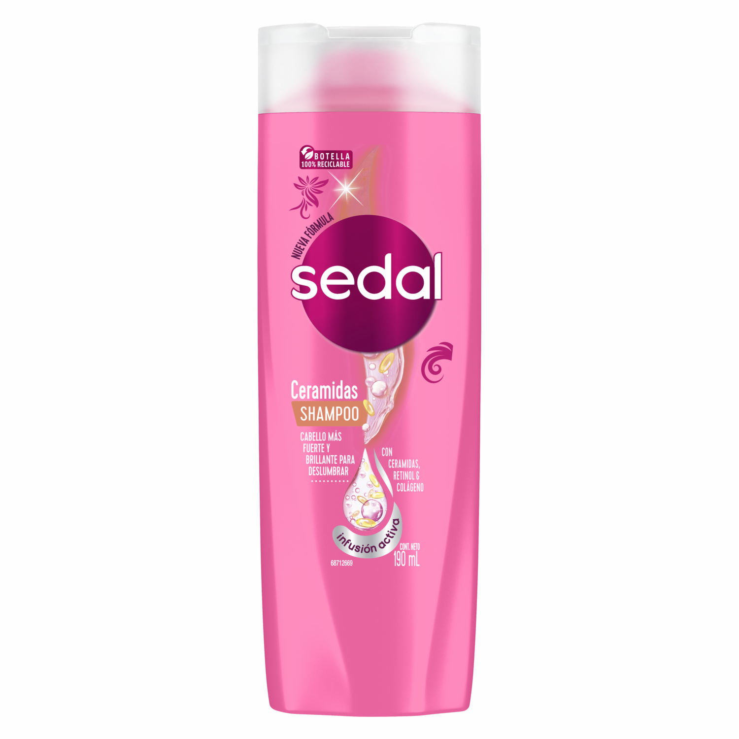 Shampoo De Cabello Con Ceramidas SEDAL 190 Ml