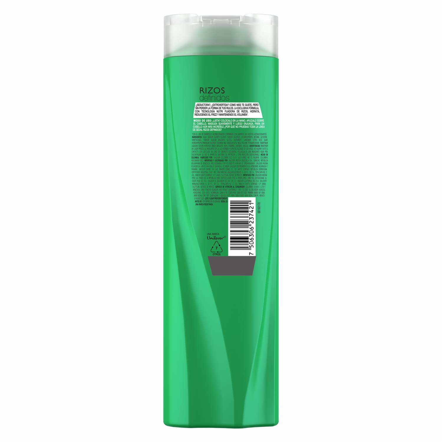 Shampoo De Cabello Rizos Definidos SEDAL 340 Ml