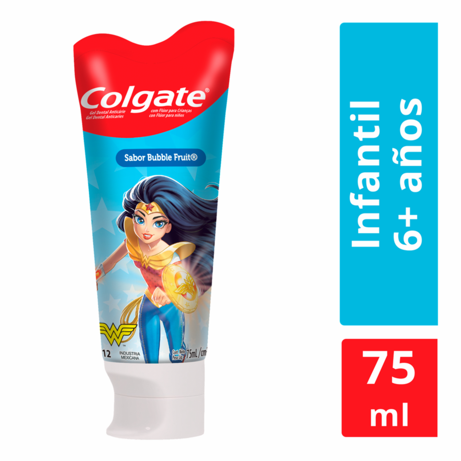 Pasta Dental Infantil Smile 6+ Justice League 75 COLGATE 75 Ml