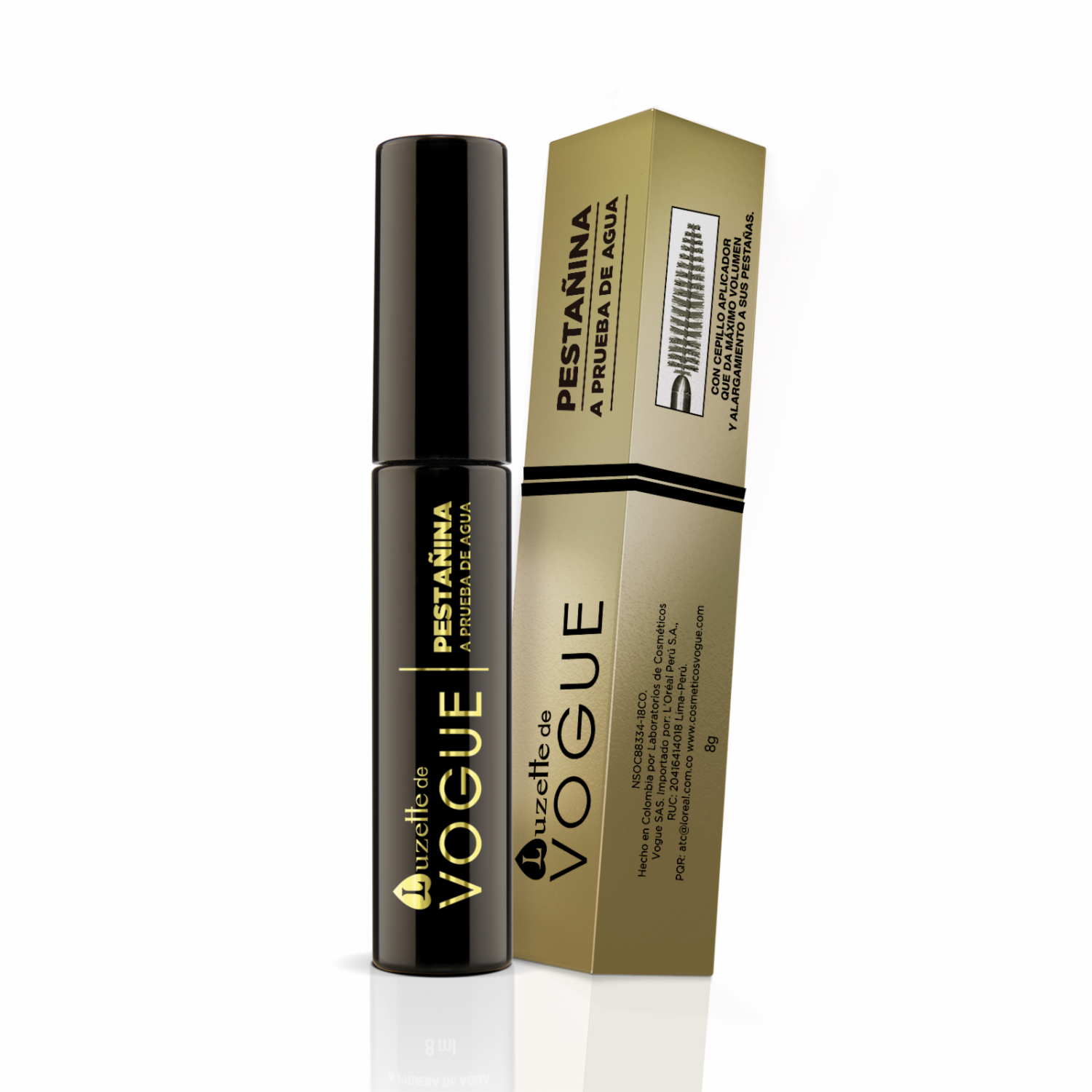 Máscara De Pestañas Negro LUZETTE 10 Ml