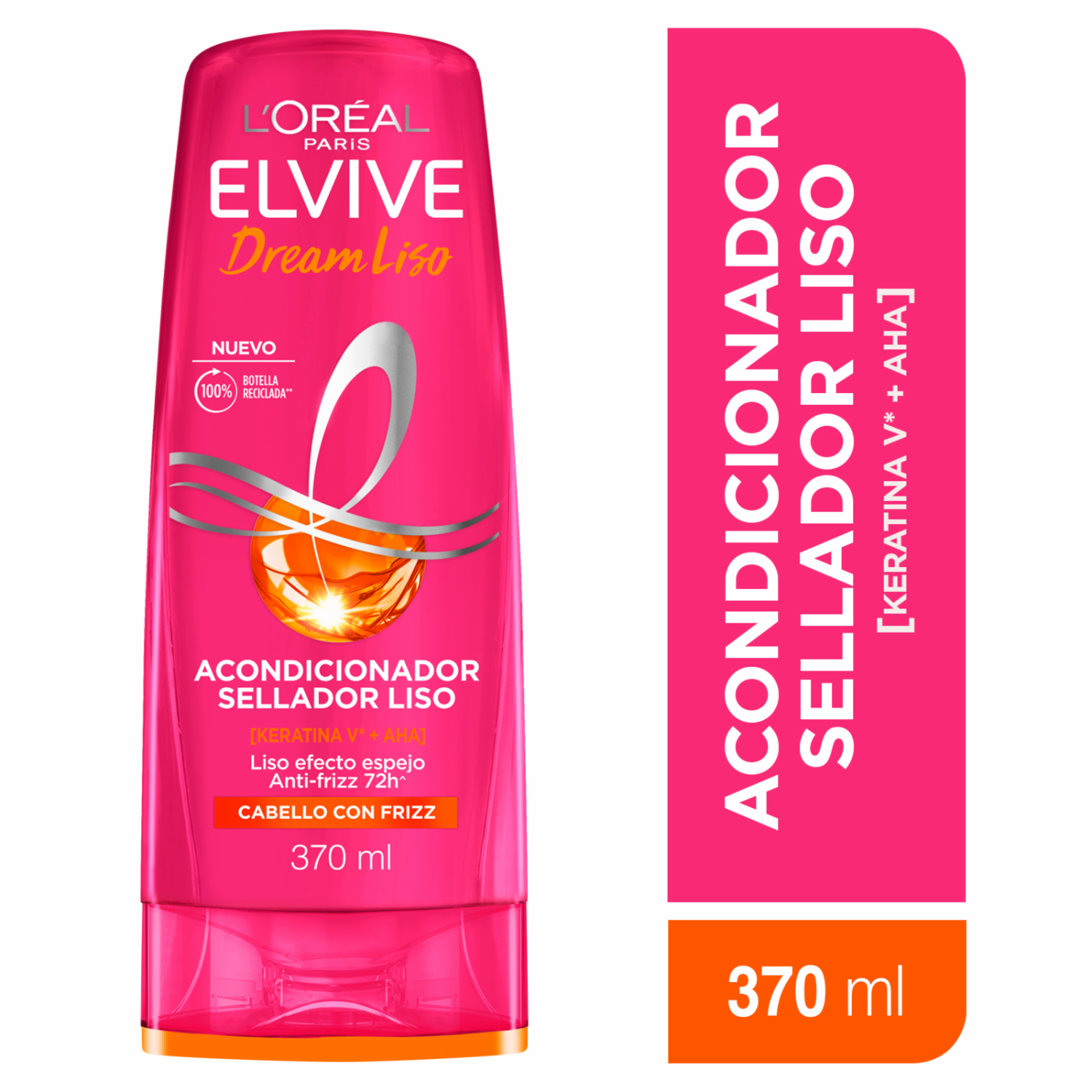 Acondicionador De Cabello Dream Liso ELVIVE L’ORÉAL 370 Ml
