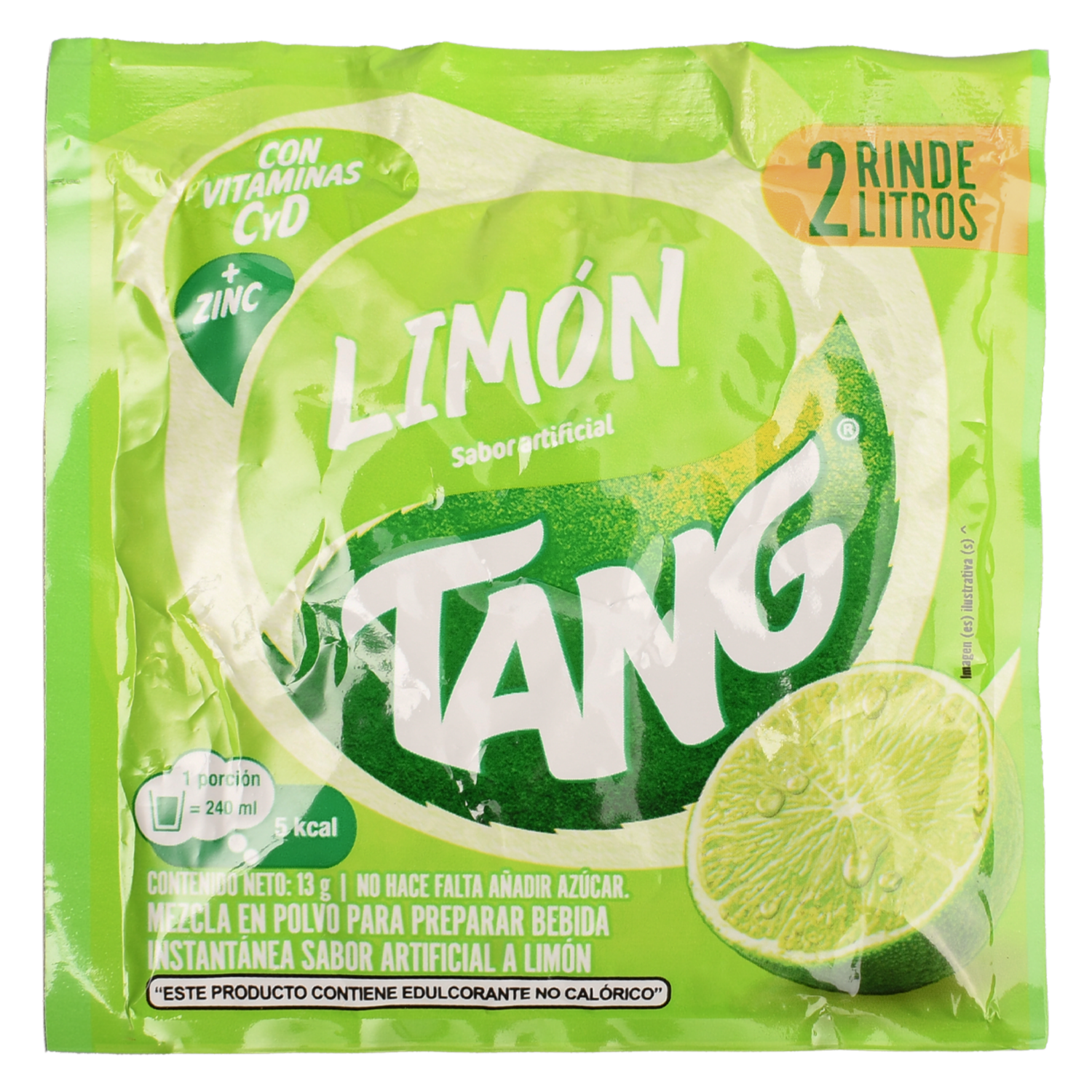 Mezcla En Polvo Para Prepara Bebida Sabor A Limón TANG 13 G