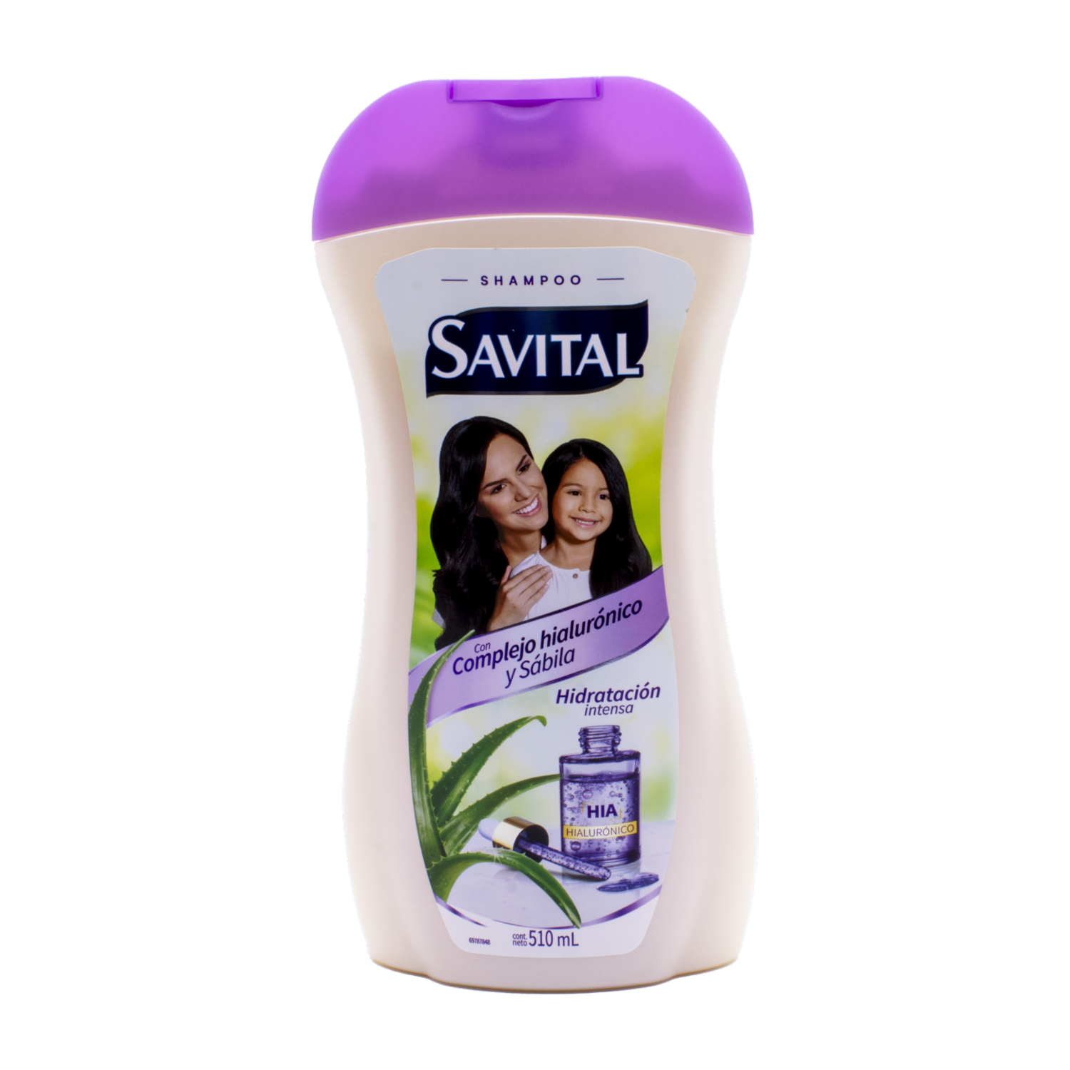 Shampoo De Cabello Complejo Hialurónico Y Sábila SAVITAL 510 Ml