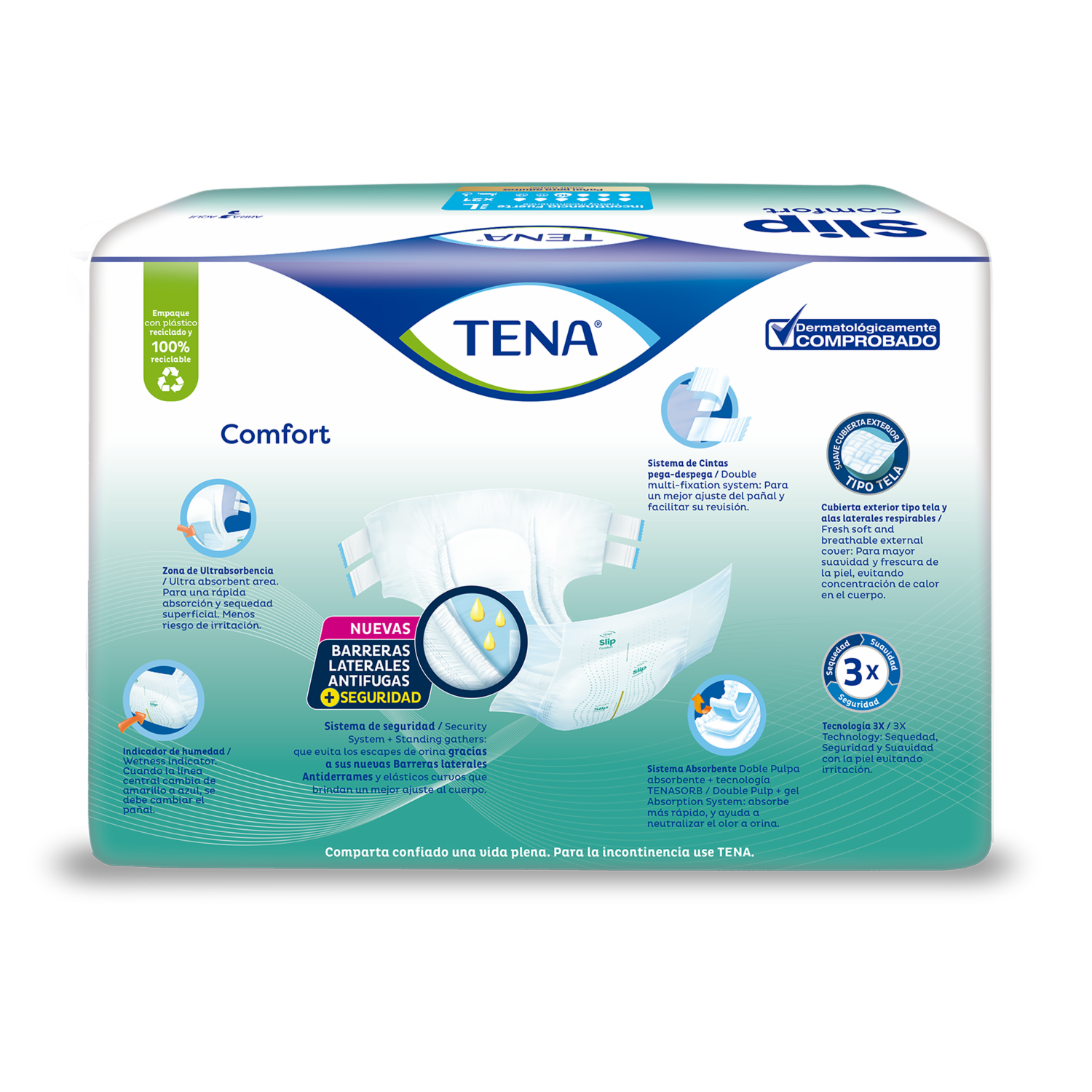 Pañales Slip Clásico Large TENA X 21 Uds
