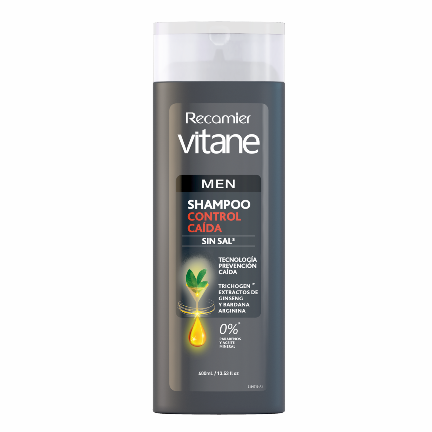Shampoo De Cabello Control Caída Sin Sal VITANE 400 Ml