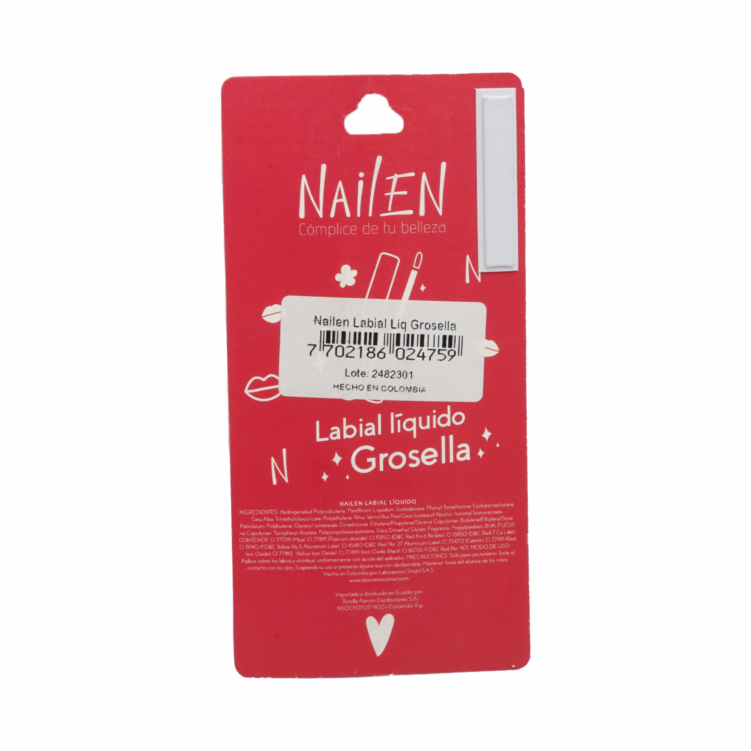 Labial Líquido Tono Cacao NAILEN
