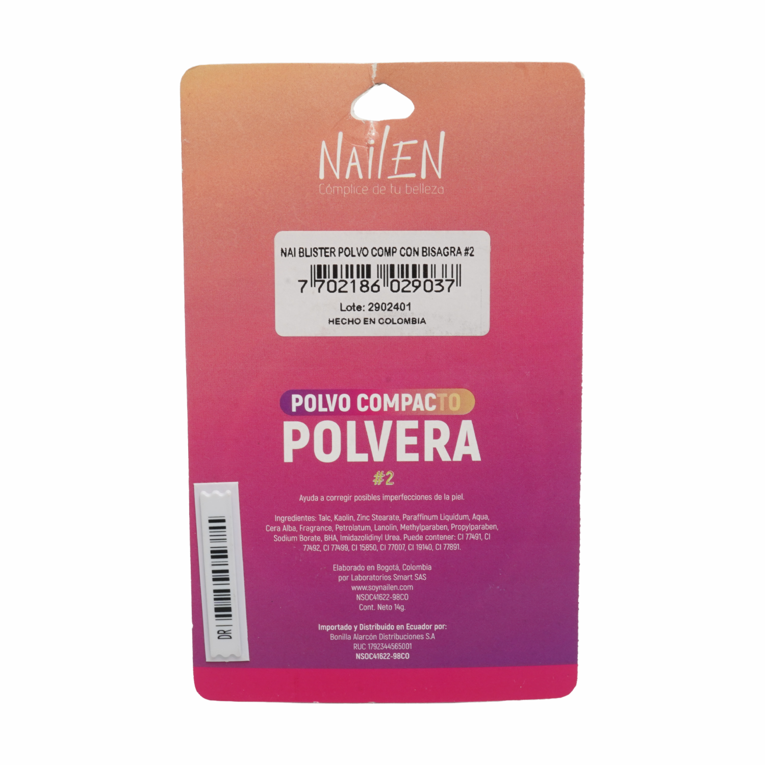 Polvo Compacto Tradicional N7 NAILEN