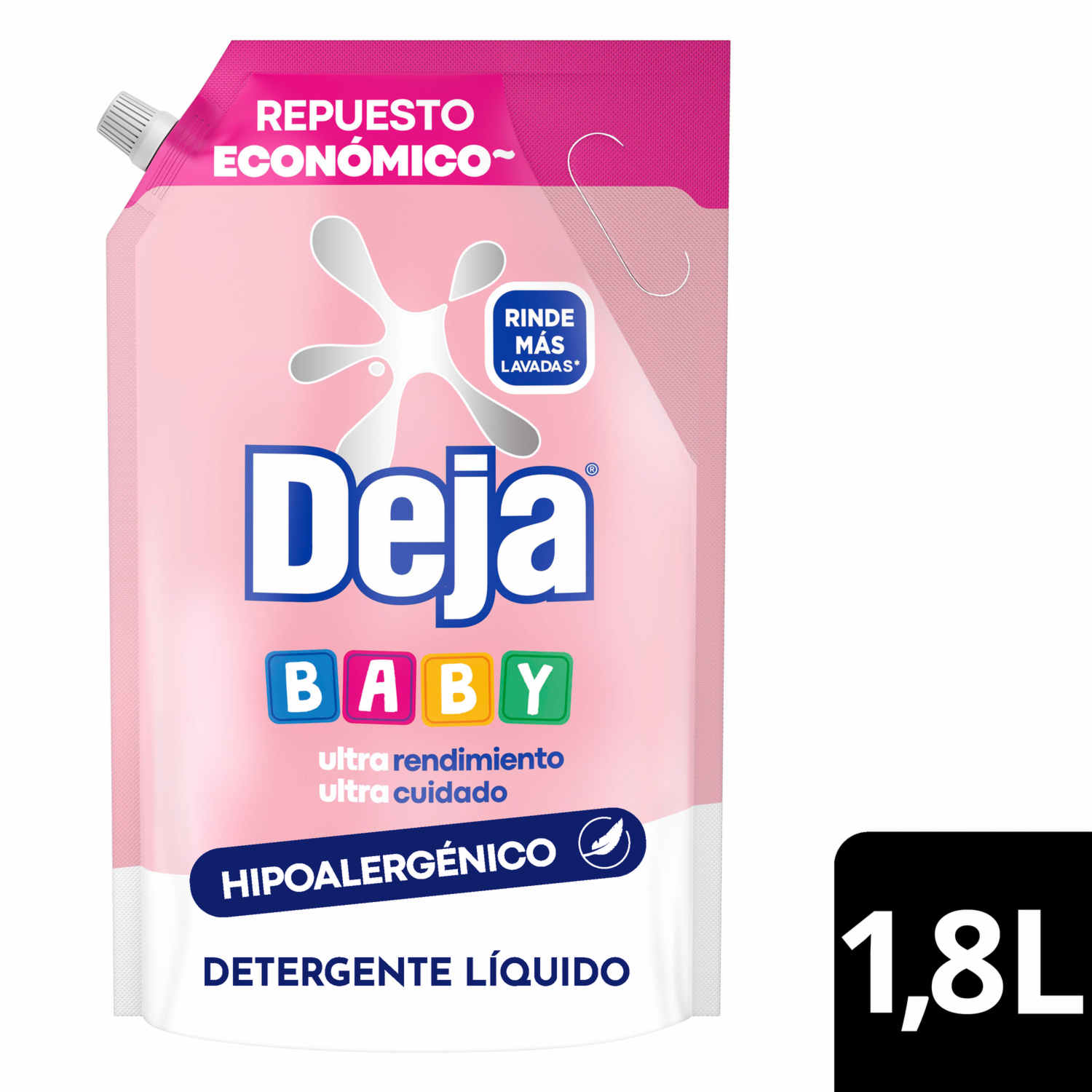 Detergente Liquido Baby Doy Pack DEJA 1800 Ml