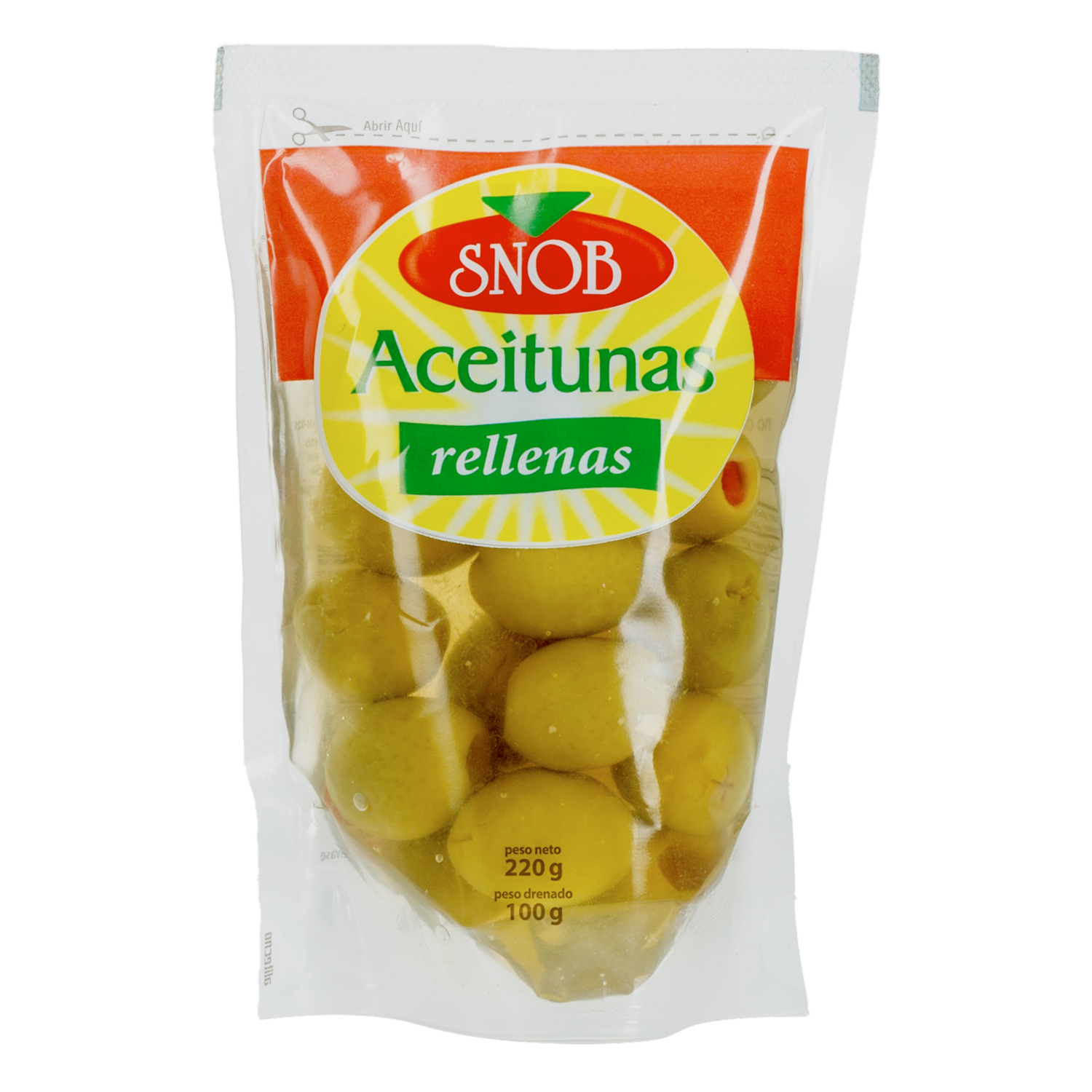 Aceitunas Rellena D.Pack SNOB 220 g
