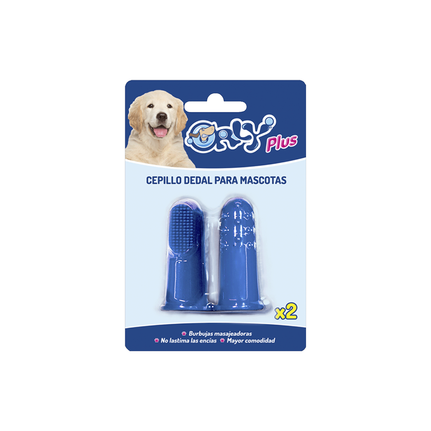 Cepillo Dental Para Mascota ORLY 1X2 Uds