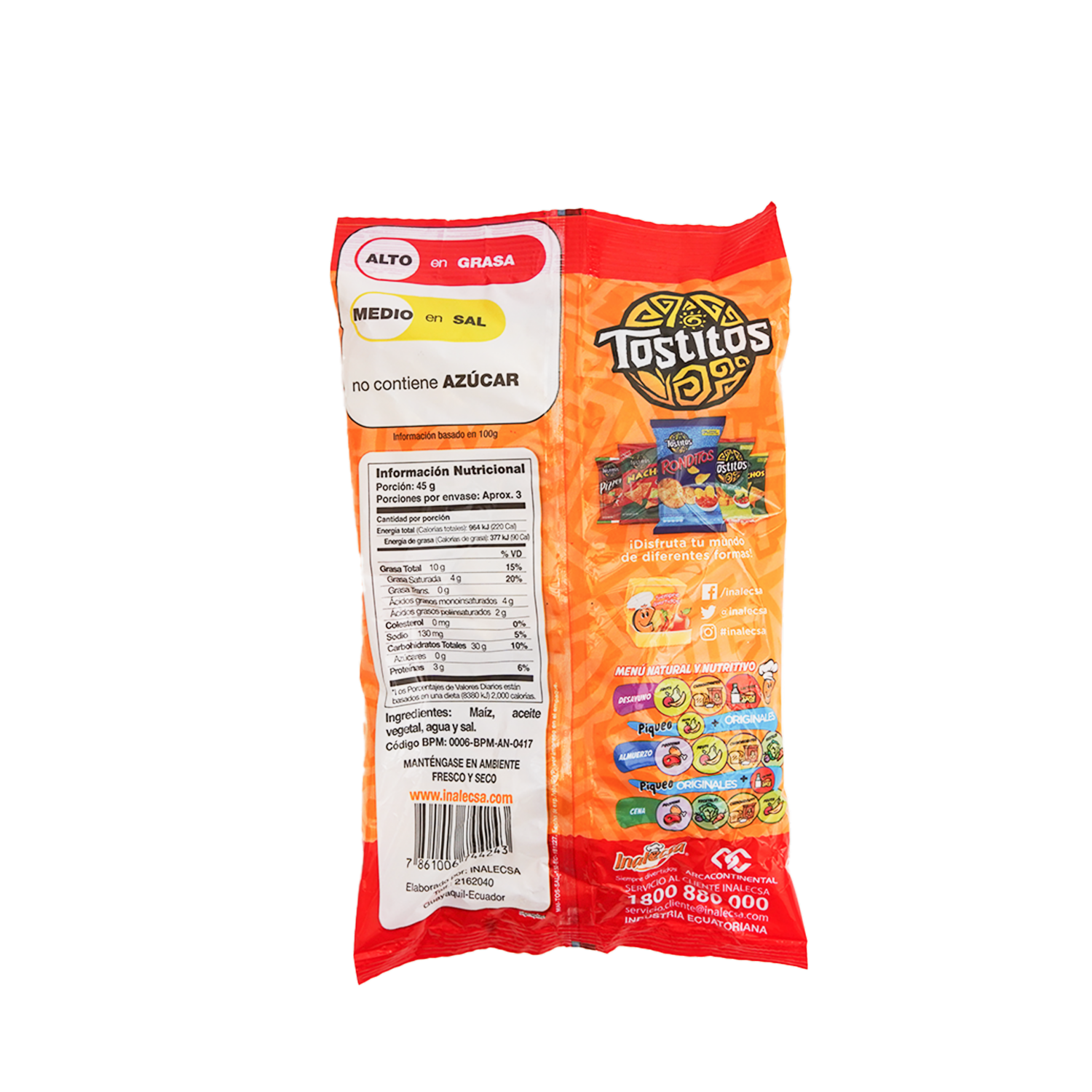 Bocaditos De Maíz TOSTITOS 150 G