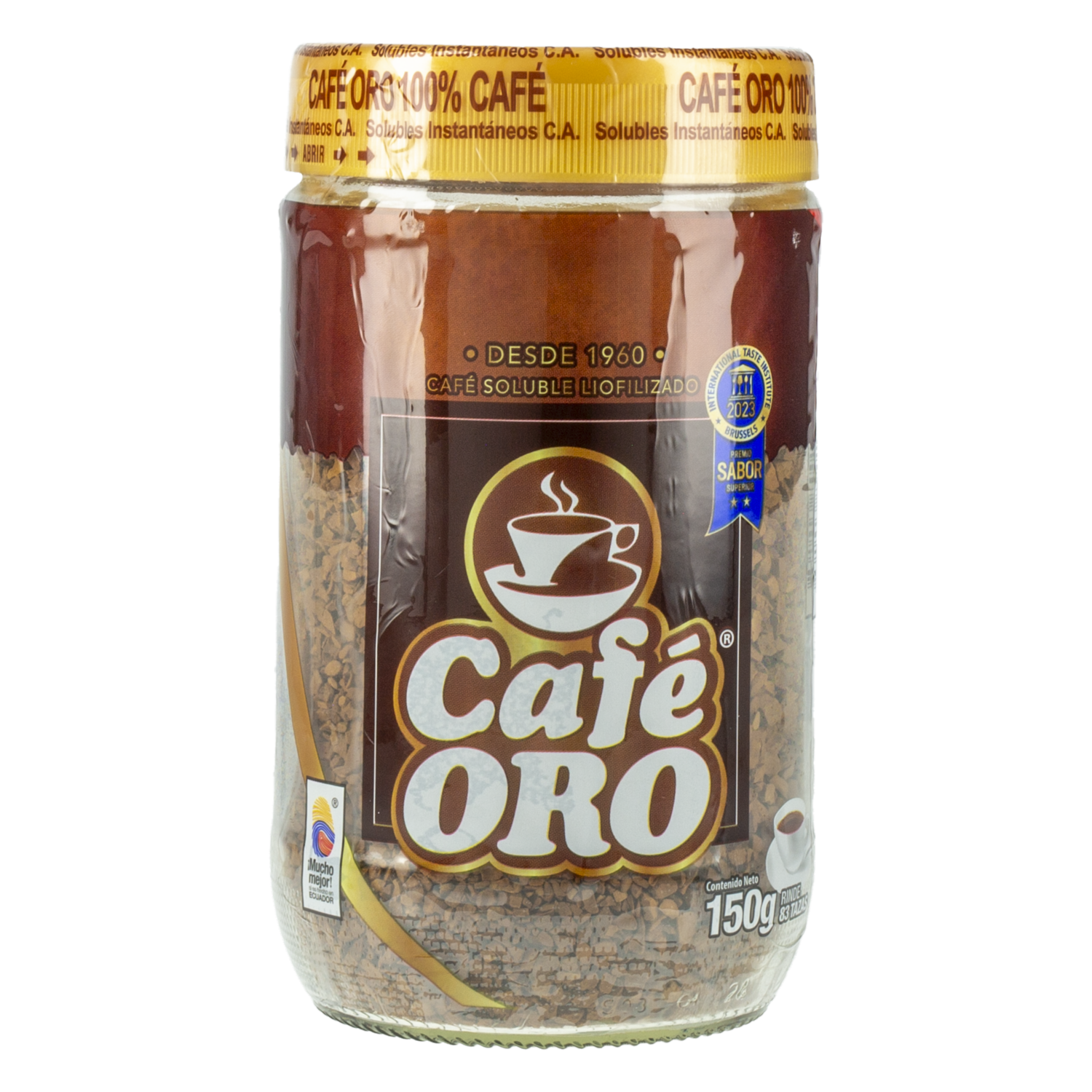 Café Instantáneo Liofilizado CAFÉ ORO 150 G