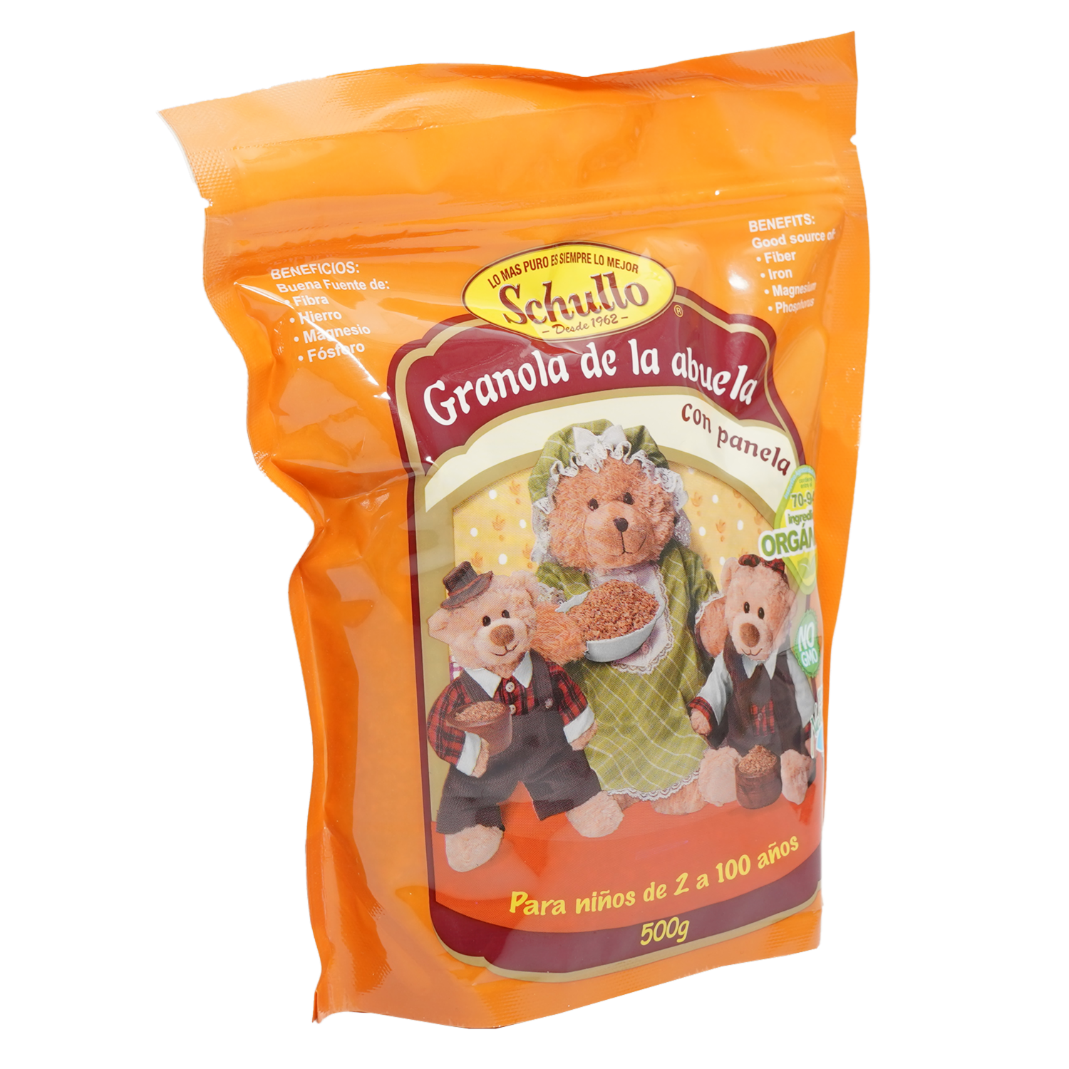 Granola Orgánica De La Abuela SCHULLO 500 G