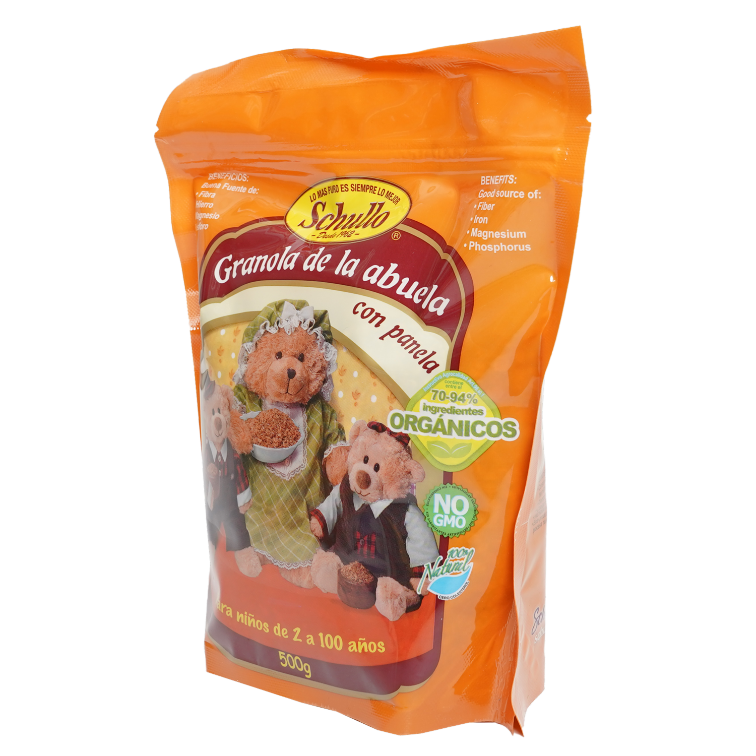 Granola Orgánica De La Abuela SCHULLO 500 G
