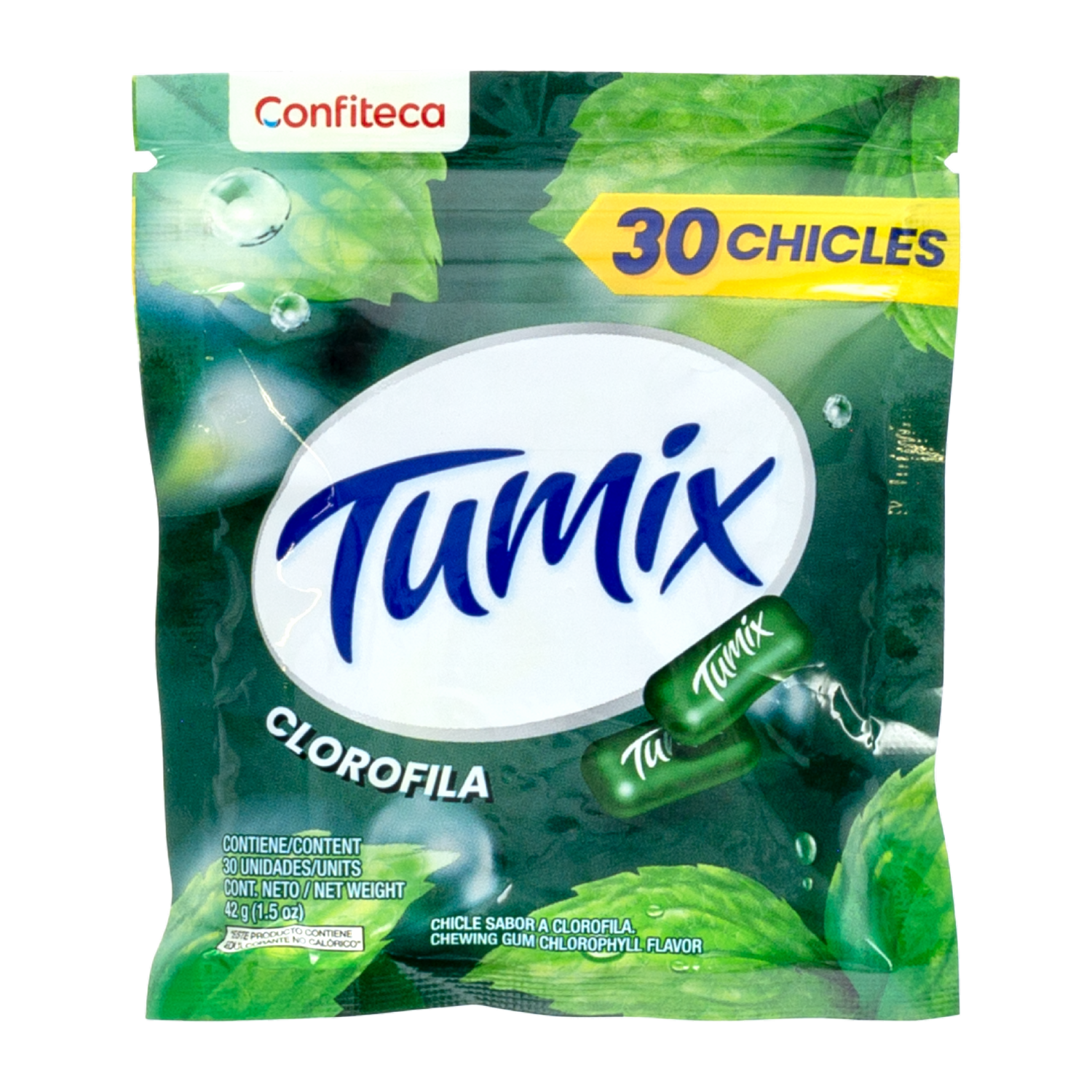 Chicle Con Clorofila TUMIX 42 G