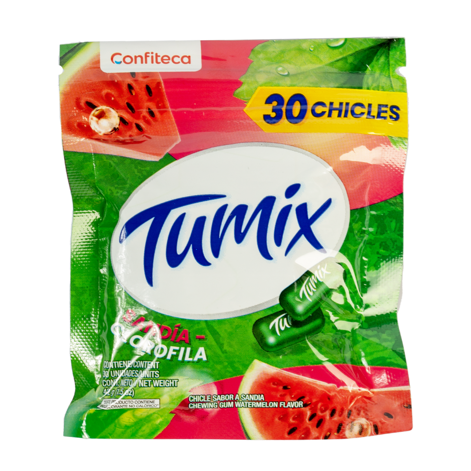 Chicle Value Clorofila Sabor A Sandia TUMIX 42 G