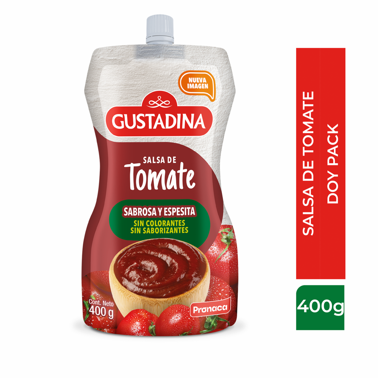 Salsa De Tomate Básica Doy Pack GUSTADINA 400 G