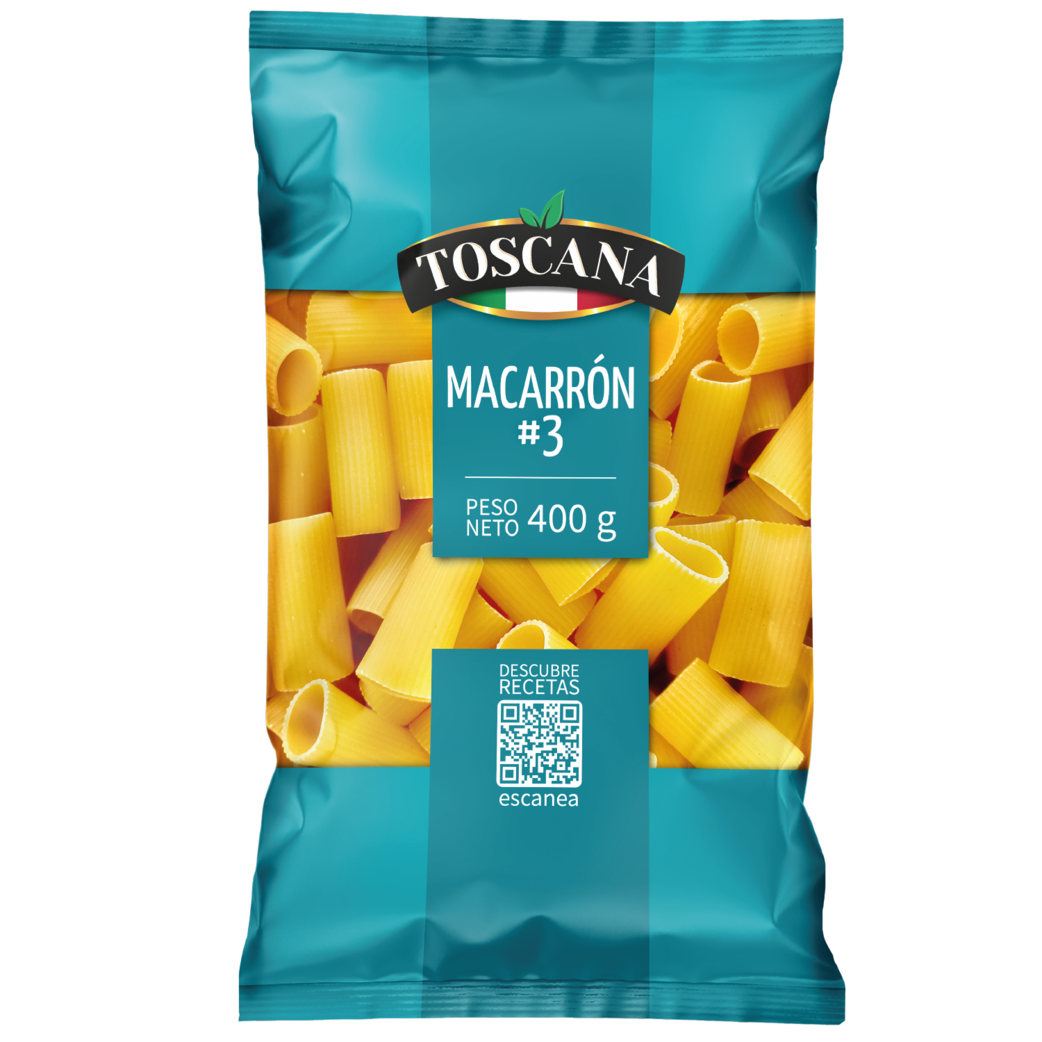 Fideo Macarrón N°3 TOSCANA 400 G