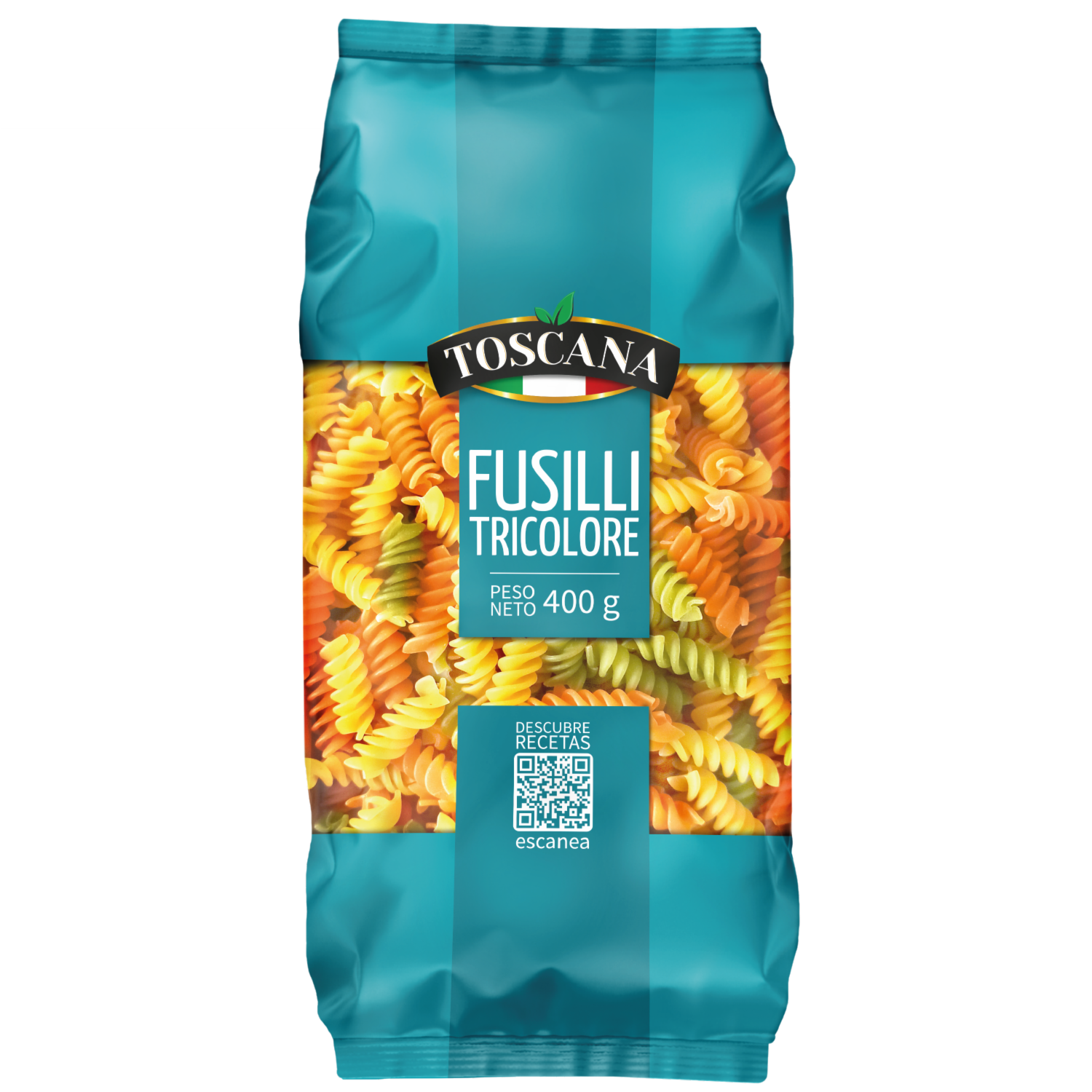 Fideo Fusilli Tricolore TOSCANA 400  G