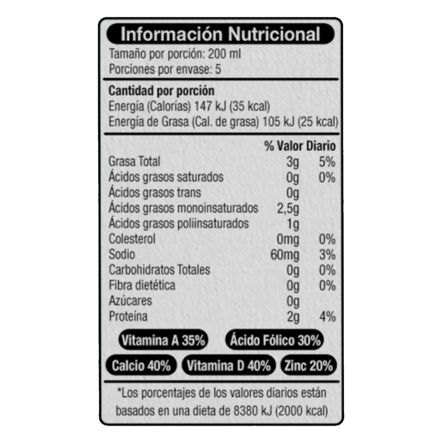 Bebida De Almendras Sin Azúcar VITA 1 L
