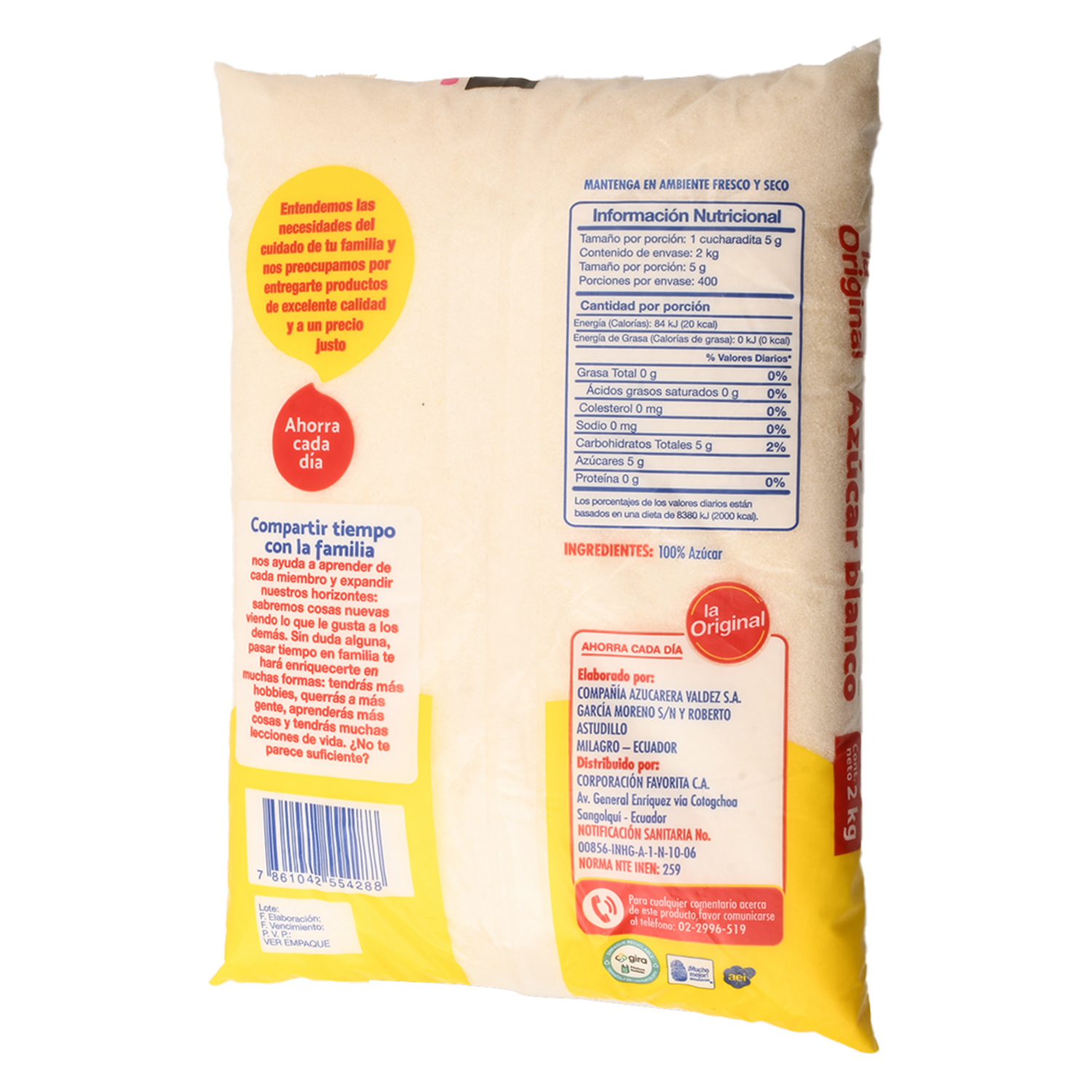 Azucar Blanca LA ORIGINAL 2000 G