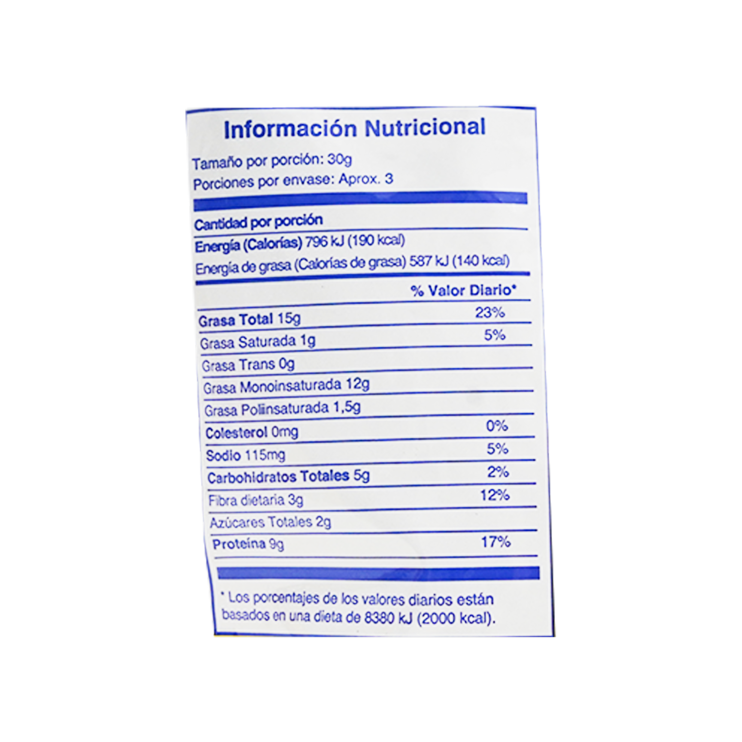 Maní Salado LA ORIGINAL 100 G