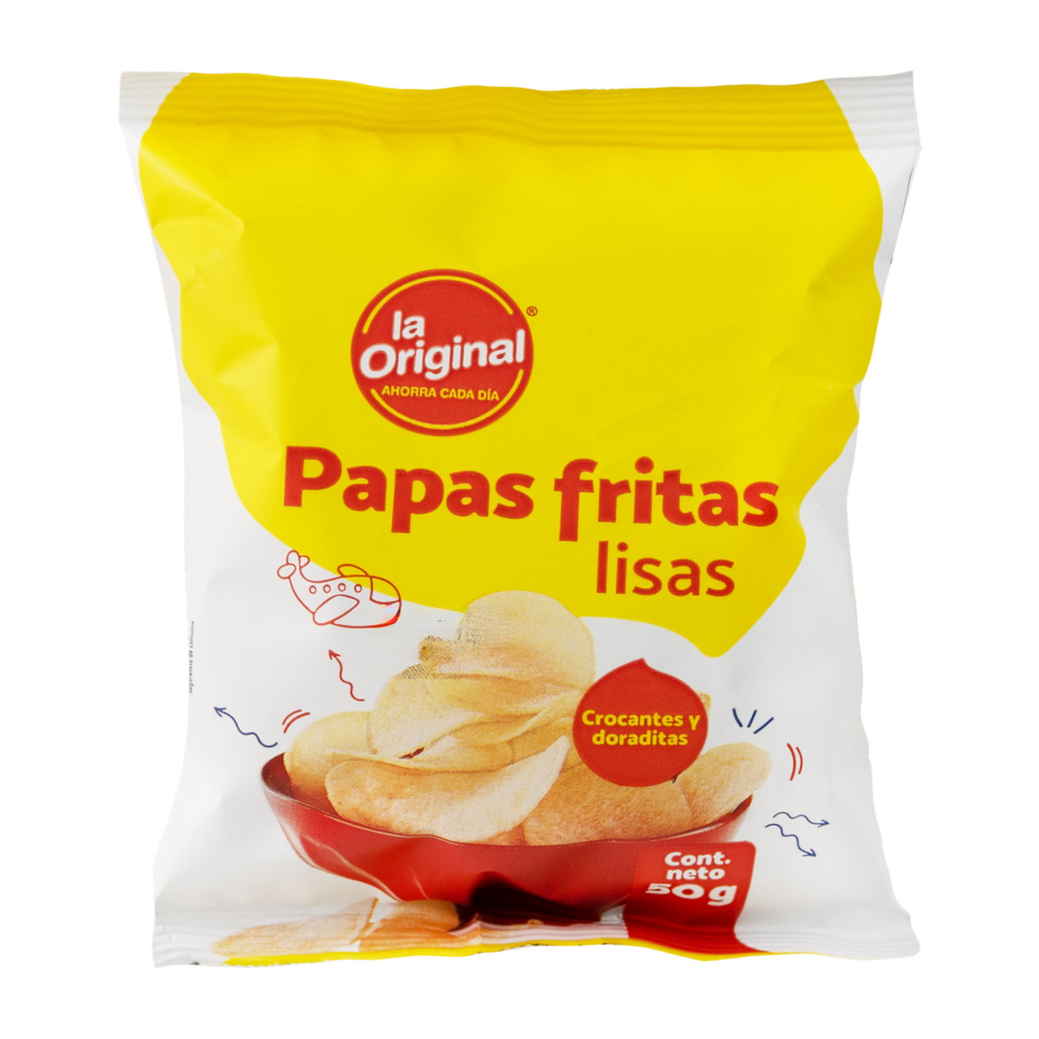 Papas Fritas Lisas LA ORIGINAL 50 G