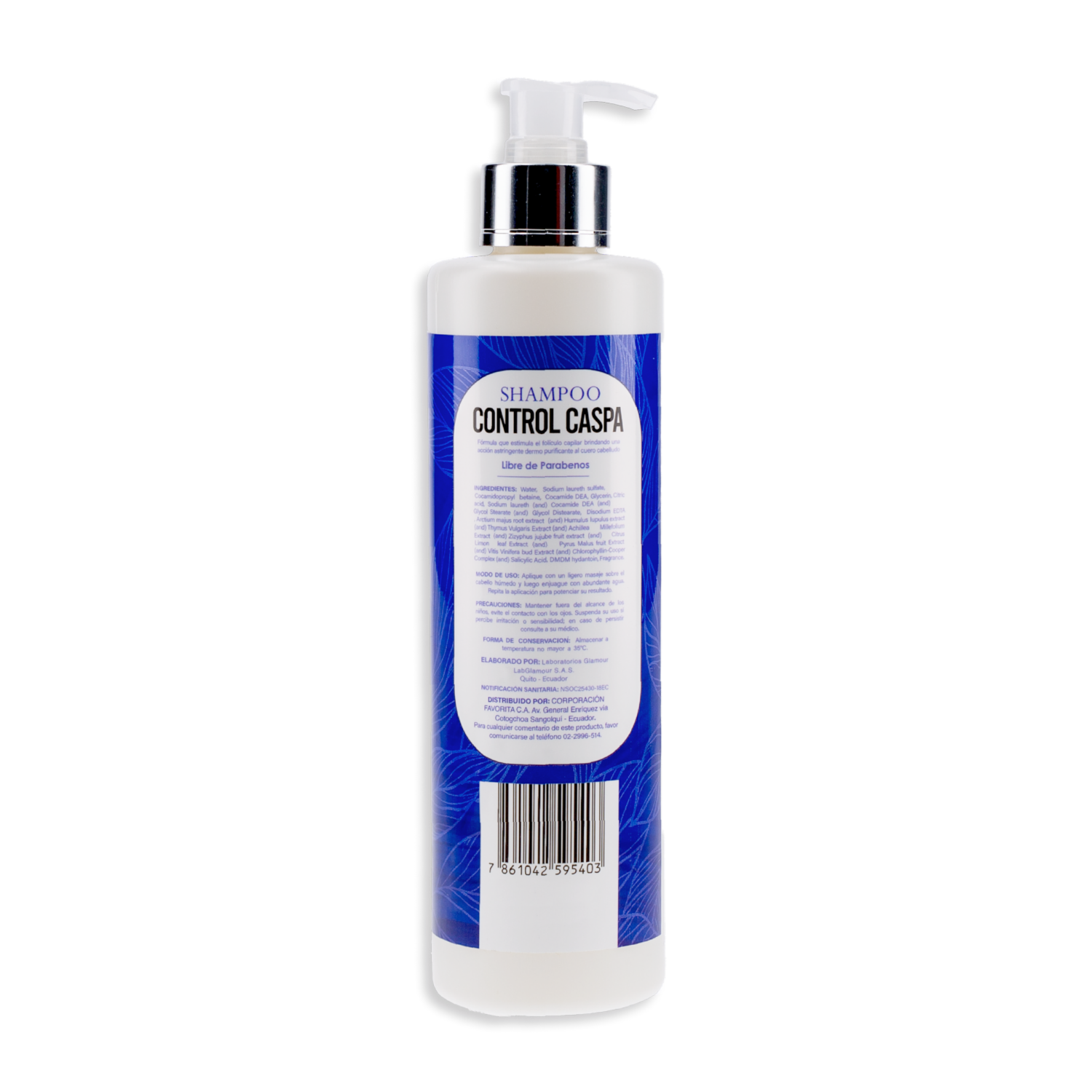Shampoo De Cabello Control Caspa GAMA 400 Ml