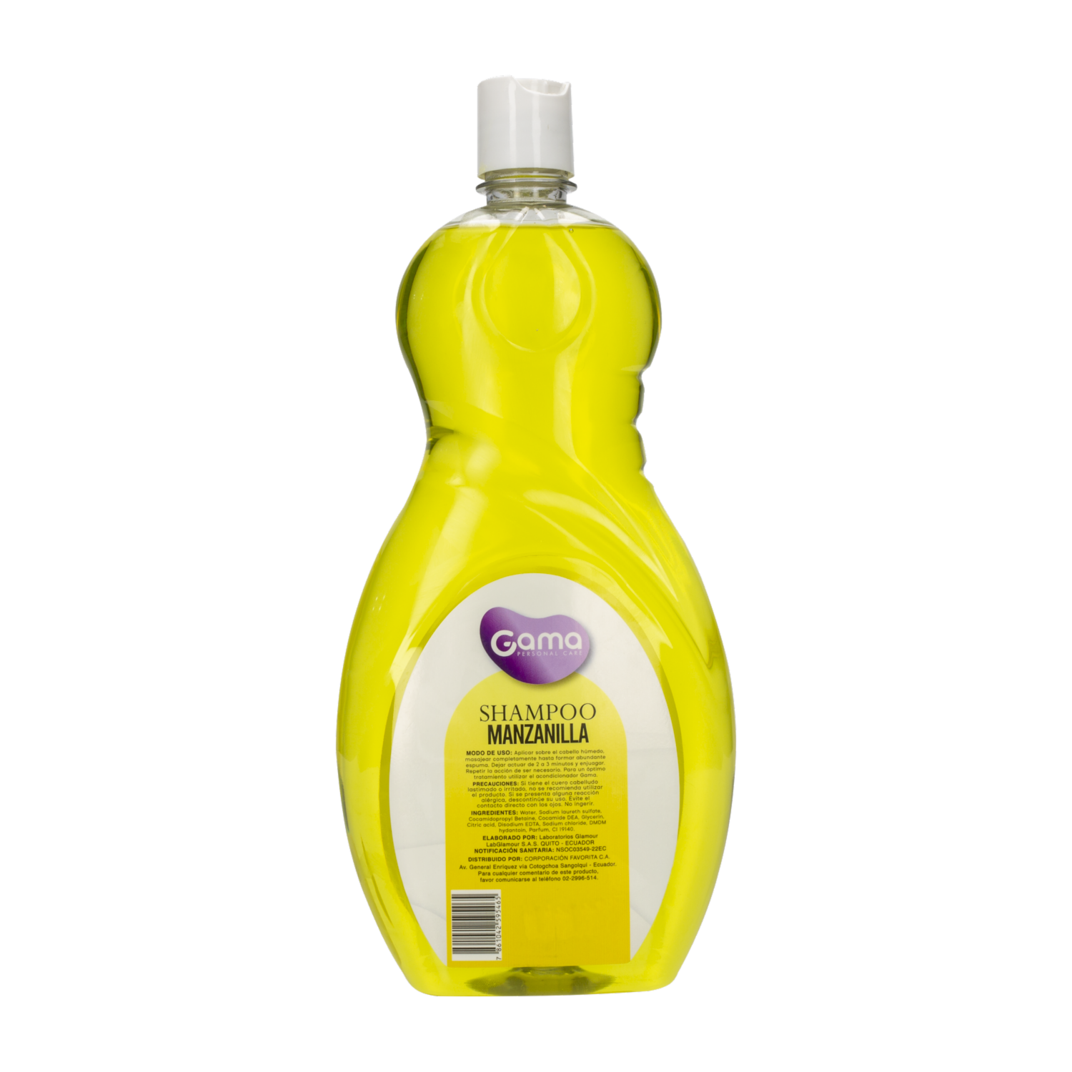 Shampoo De Cabello De Manzanilla Para Todo Tipo De Cabello GAMA 1000 Ml
