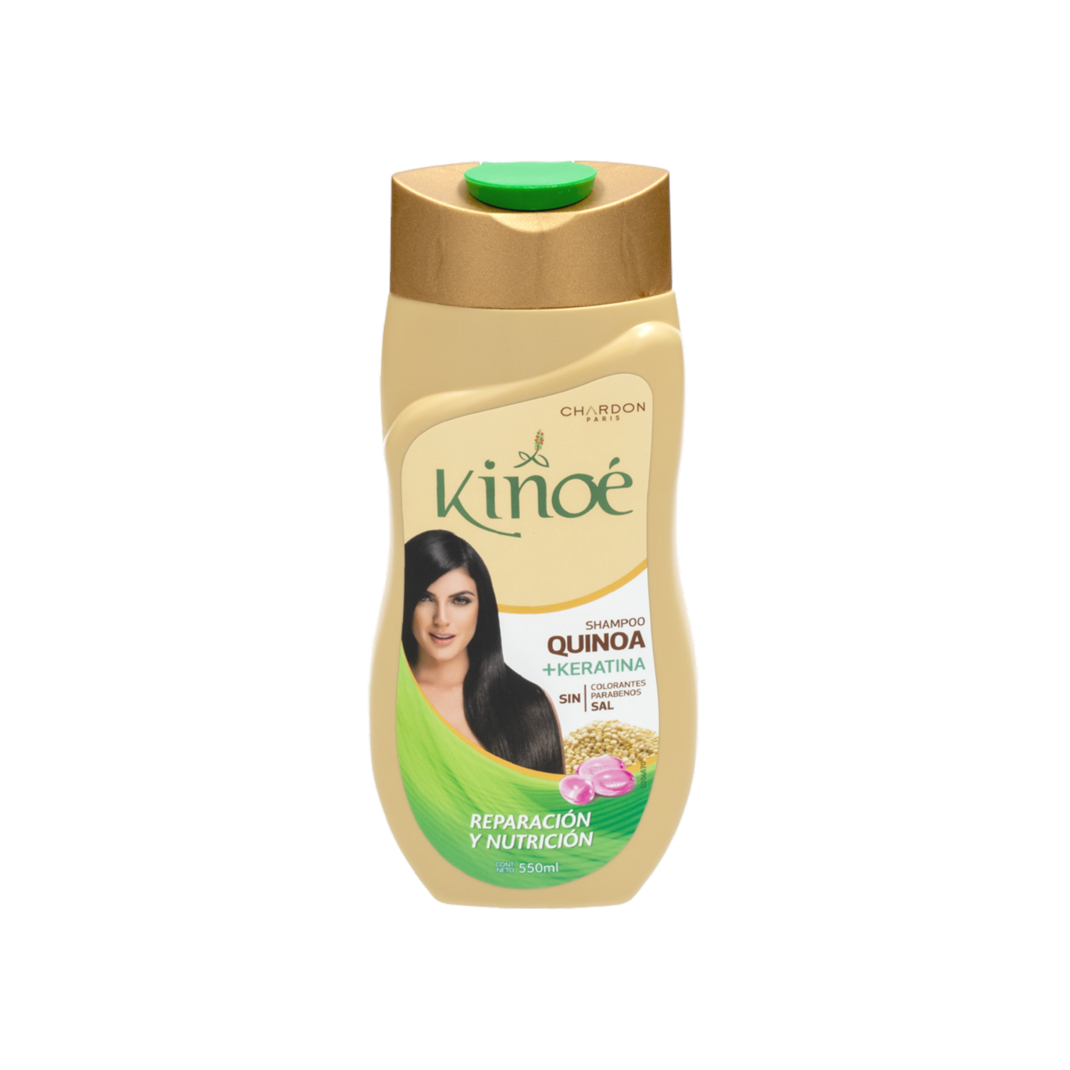 Shampoo De Cabello Keratina Repara Y Nutre KINOÉ 550 ML